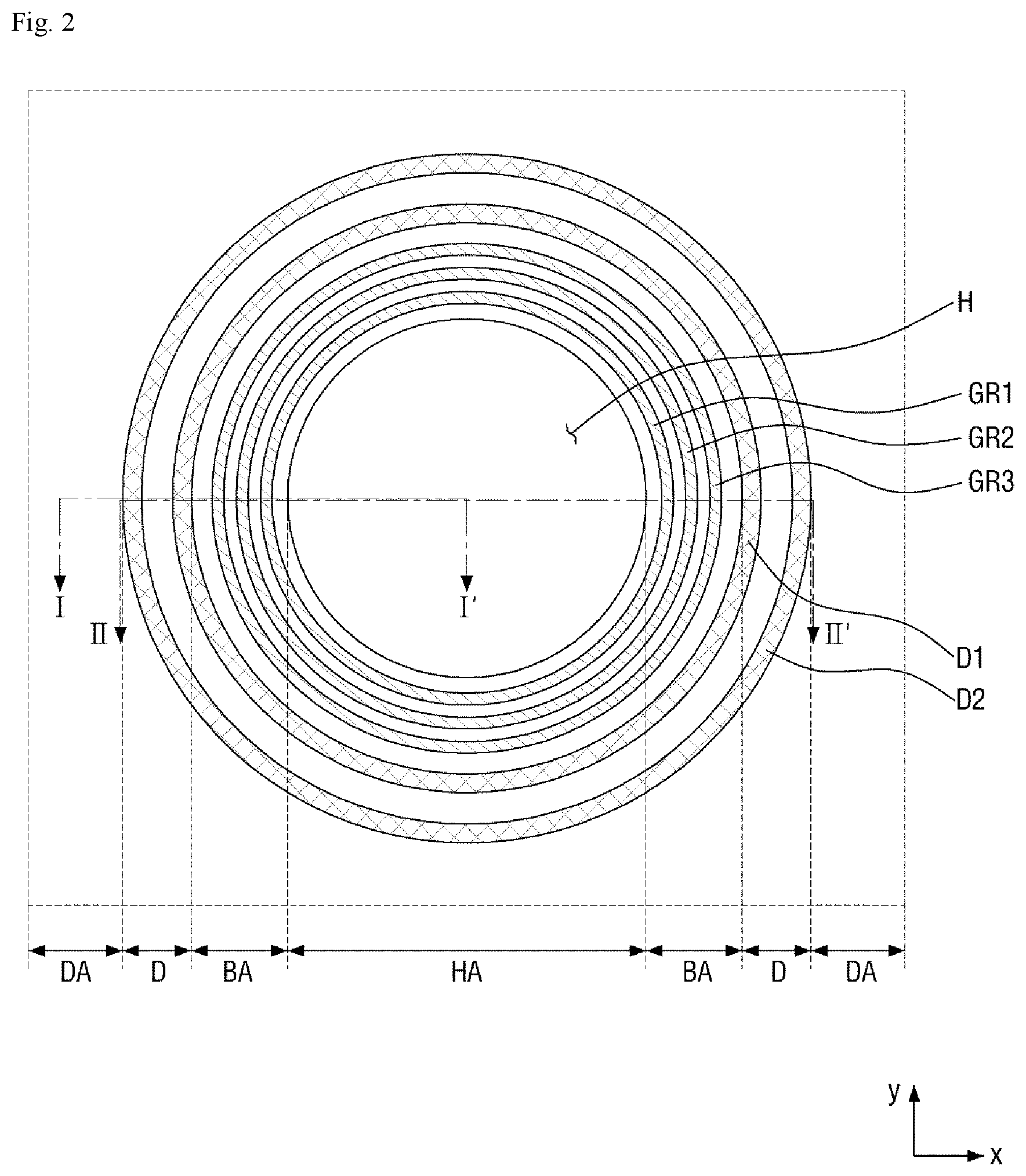 Patent US11778852 Figure 2 – Display device and method of manufacturing the same