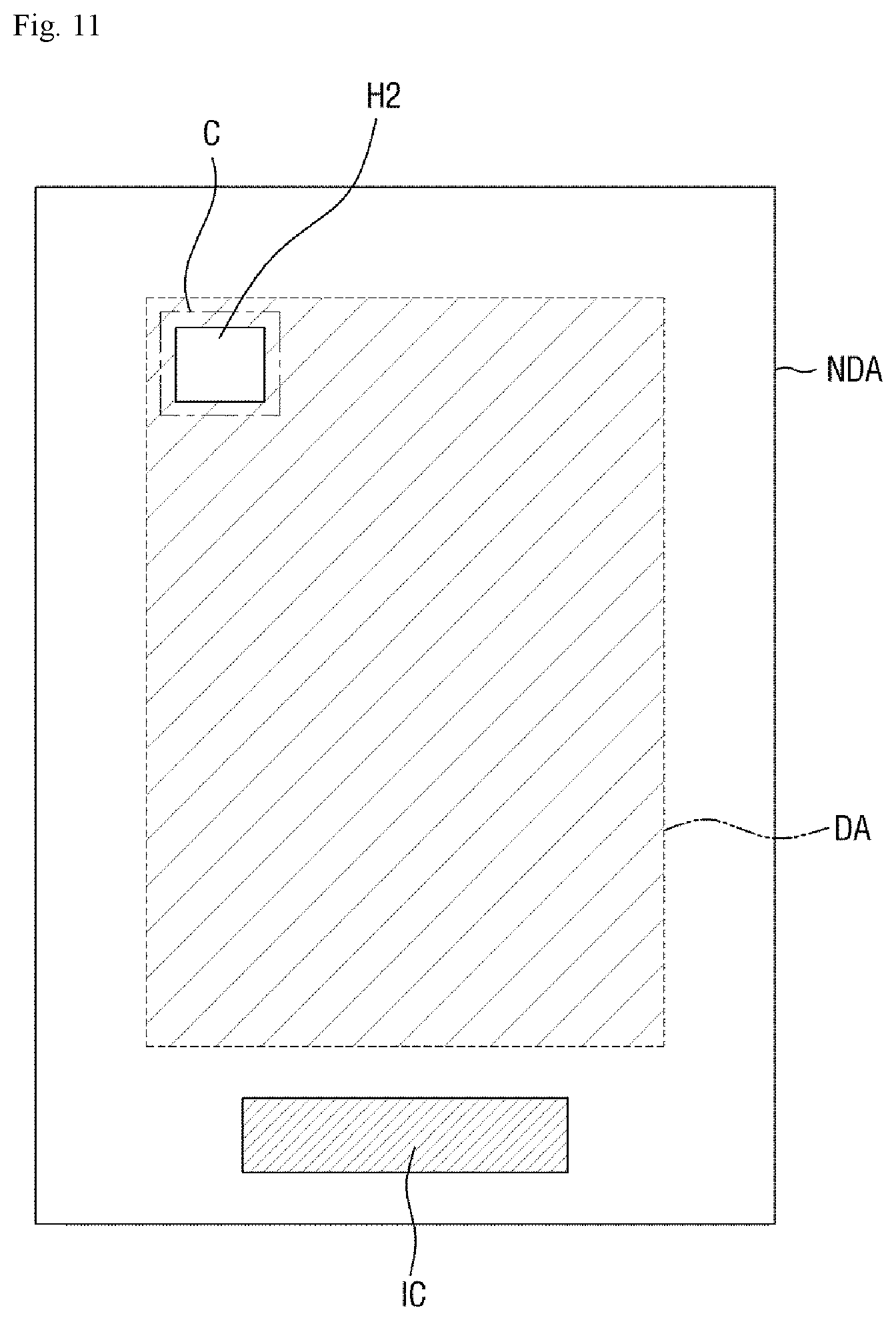 Patent US11778852 Figure 11 – Display device and method of manufacturing the same