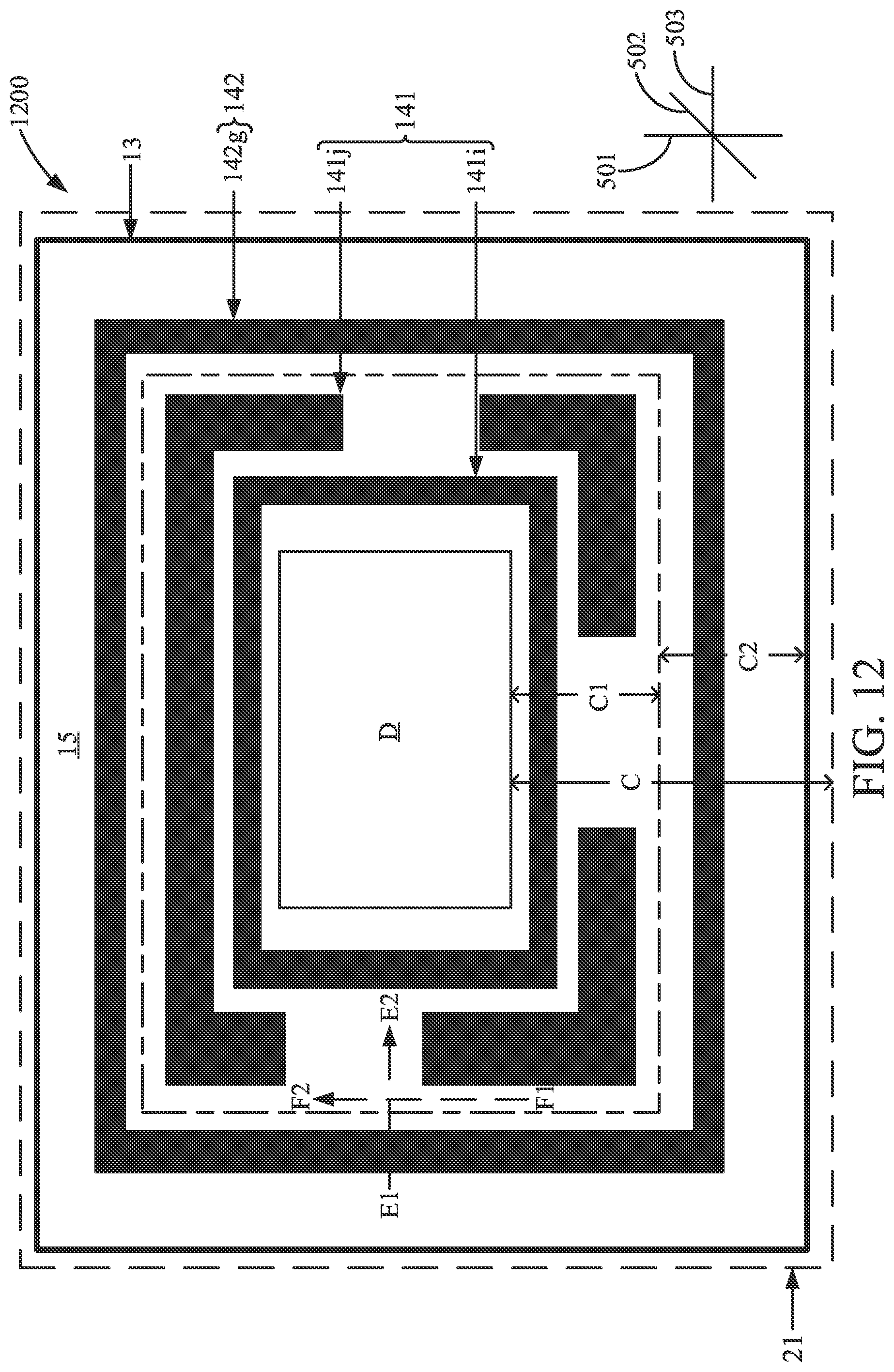 Patent US11778853 Figure 11 – Display panel comprising an encapsulation layer, display device, and manufacturing methods thereof