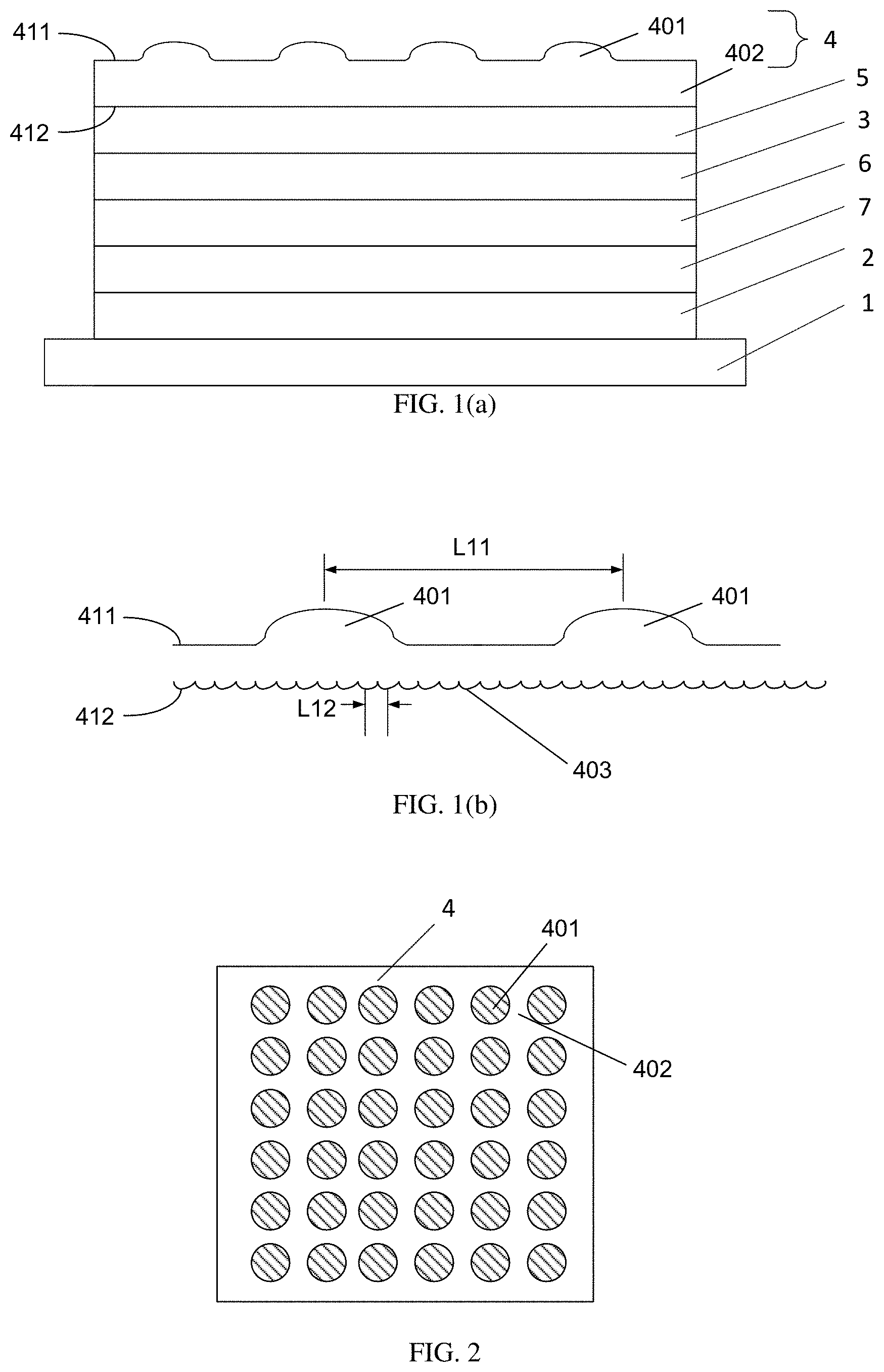 Patent US11778855 Figure 1 – Light-emitting diode structure, fabrication method therefor, and display panel