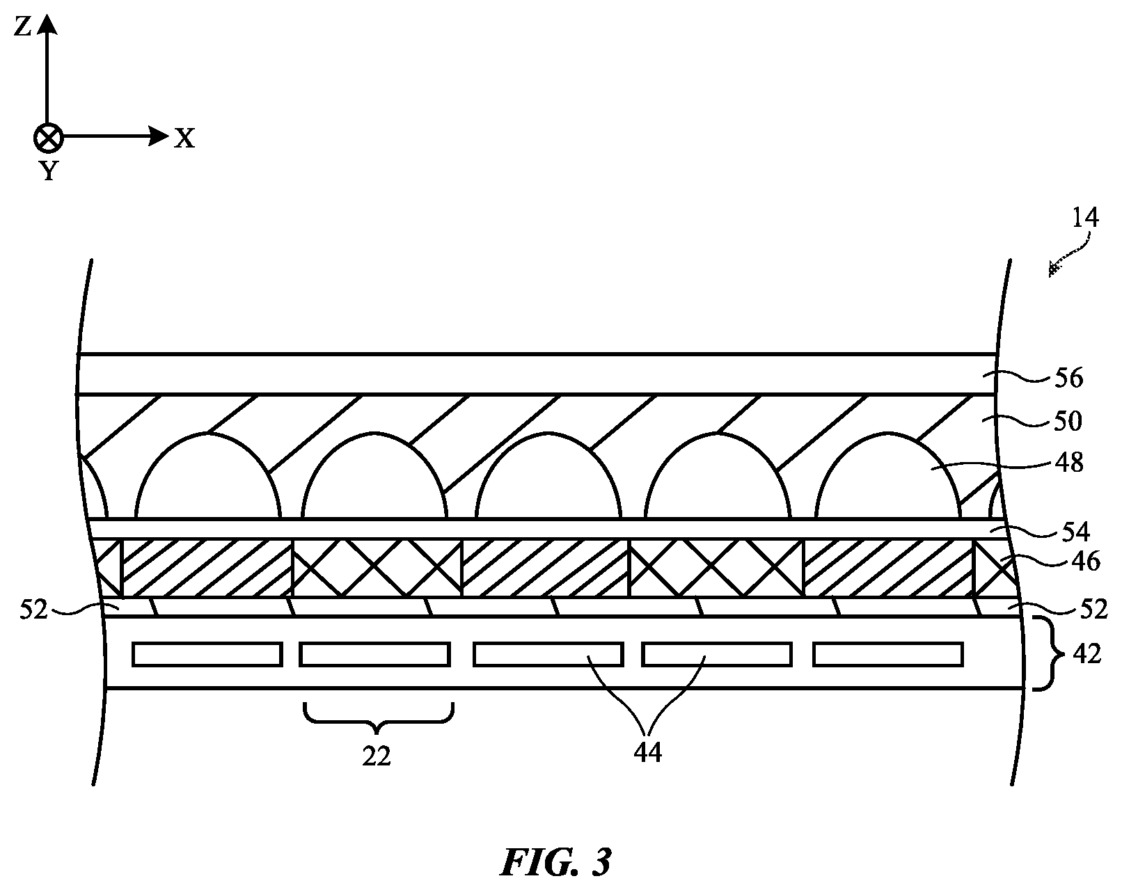 Patent US11778858 Figure 3 – Electronic device displays having microlenses