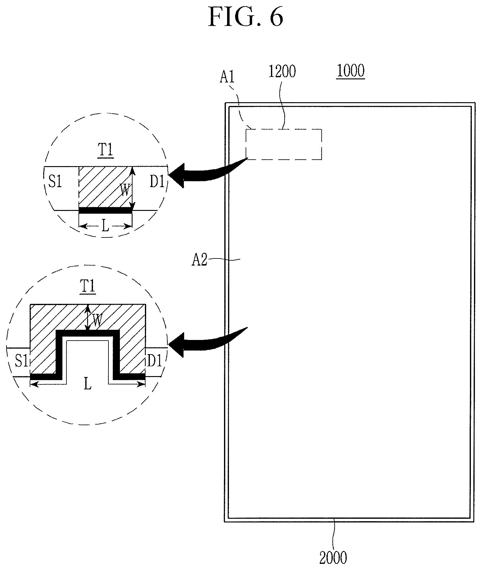 Patent US11778859 Figure 6 – Display device