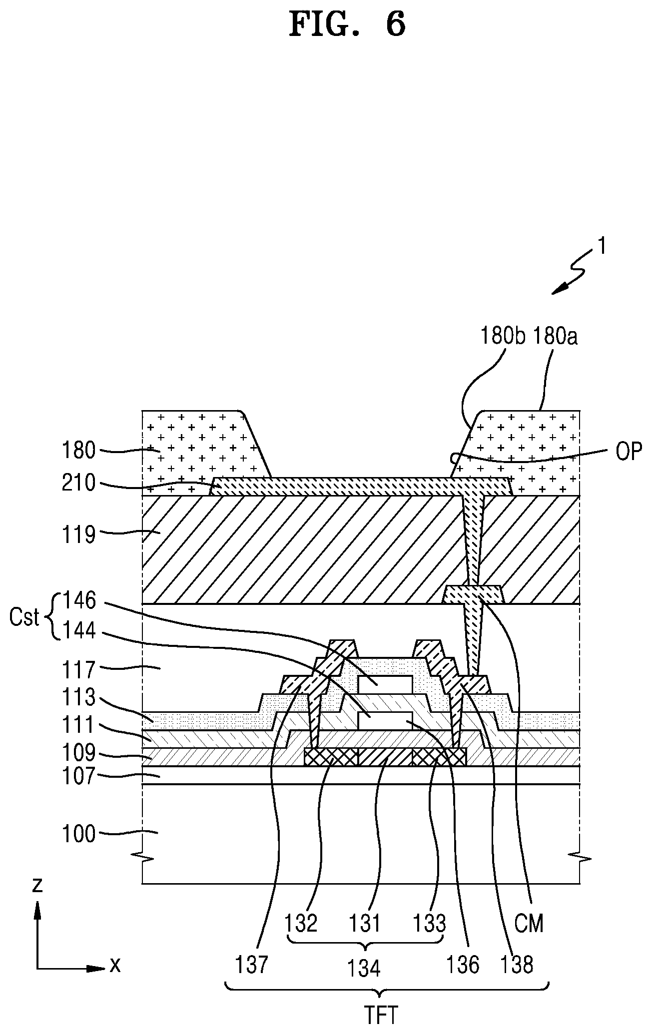 Patent US11778864 Figure 6 – Ink including an organic material, display device using the same, and method of manufacturing display device