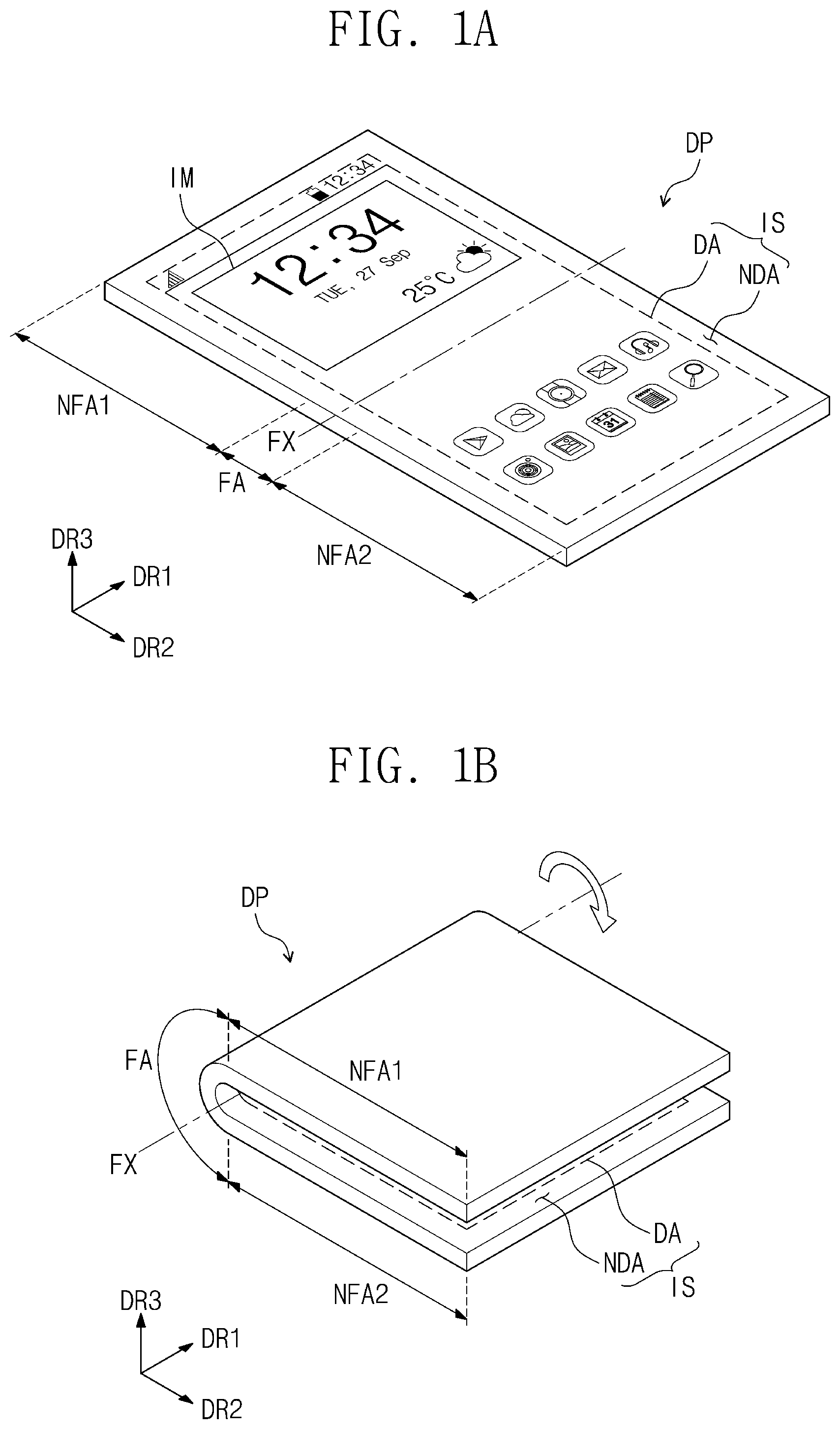 Patent US11778865 Figure 1 – Display panel