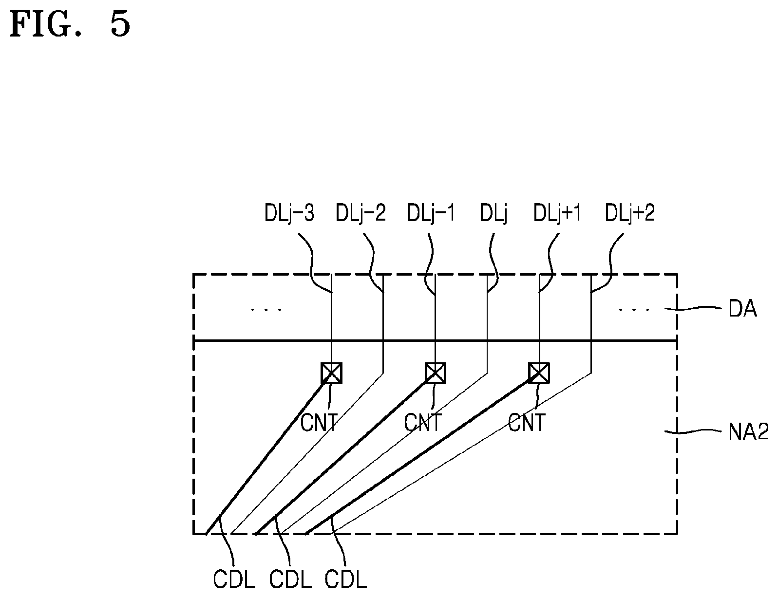 Patent US11778866 Figure 7 – Display device with data lines curved along perimeter of through hole