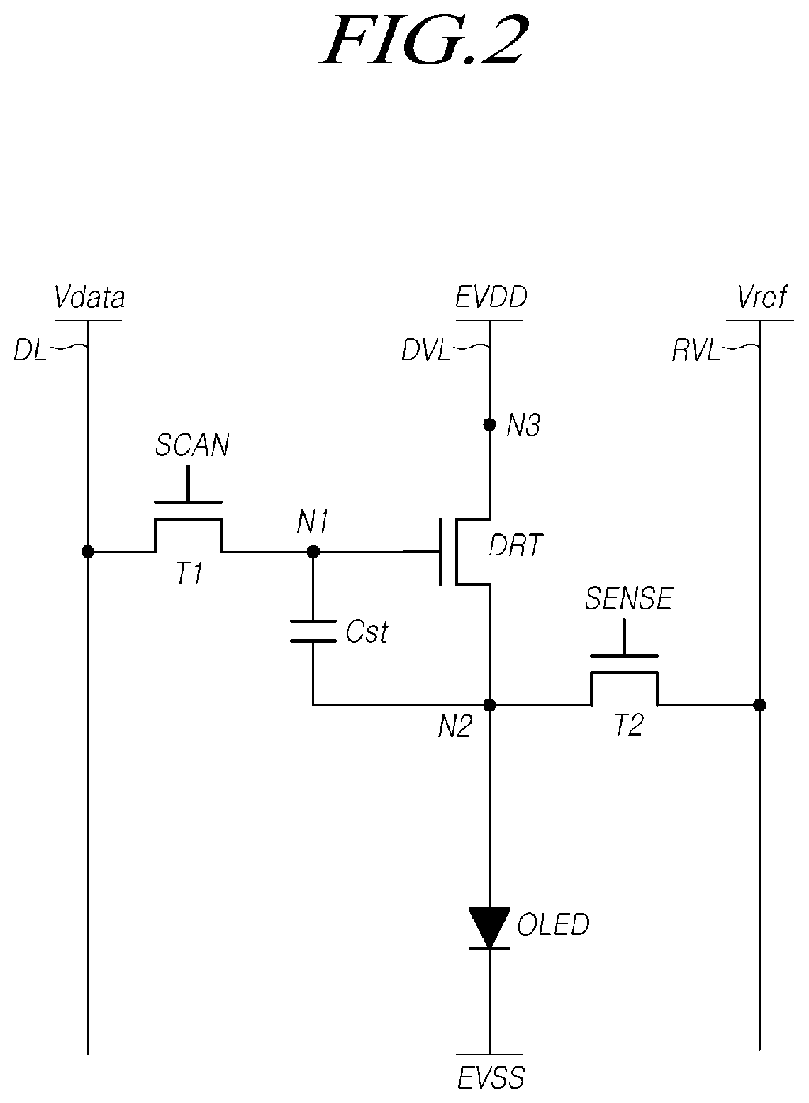 Patent US11778868 Figure 2 – Organic light emitting display panel and organic light emitting display device including the same