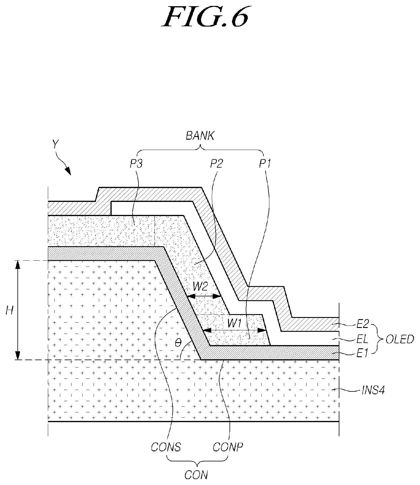 Patent US11778868 Figure 6 – Organic light emitting display panel and organic light emitting display device including the same