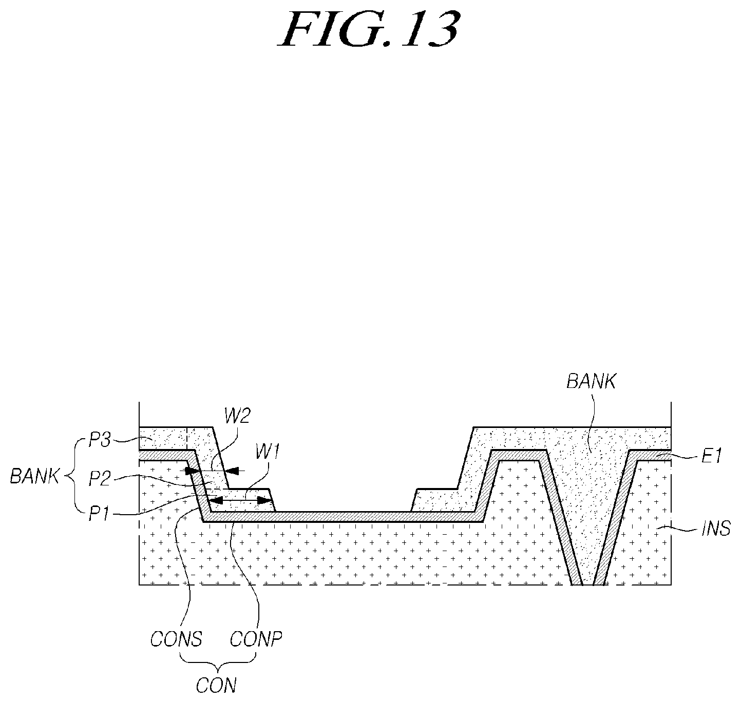 Patent US11778868 Figure 13 – Organic light emitting display panel and organic light emitting display device including the same