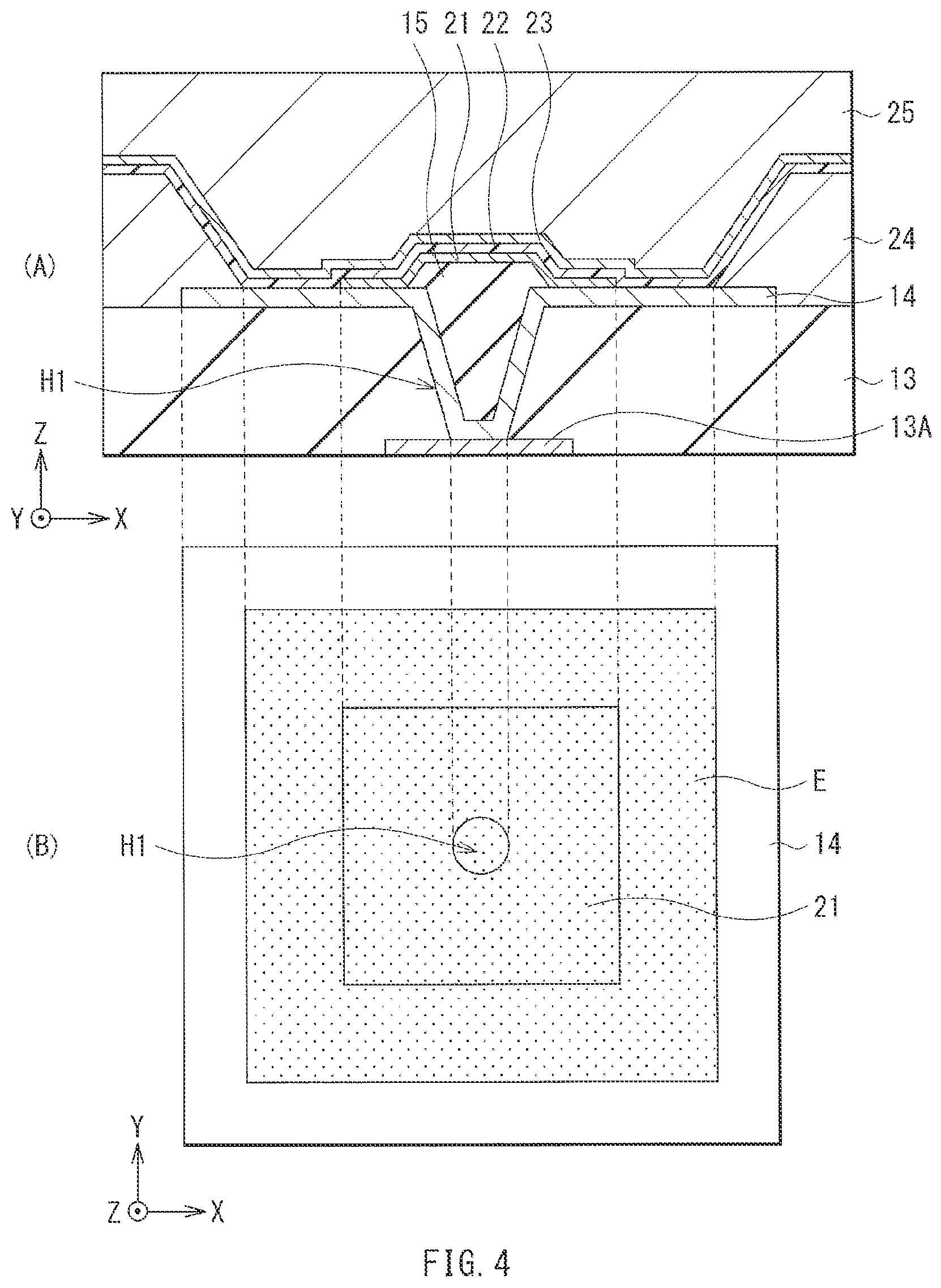 Patent US11778869 Figure 3 – Display unit and electronic apparatus including functional layer with light-emitting layer and hole injection layer