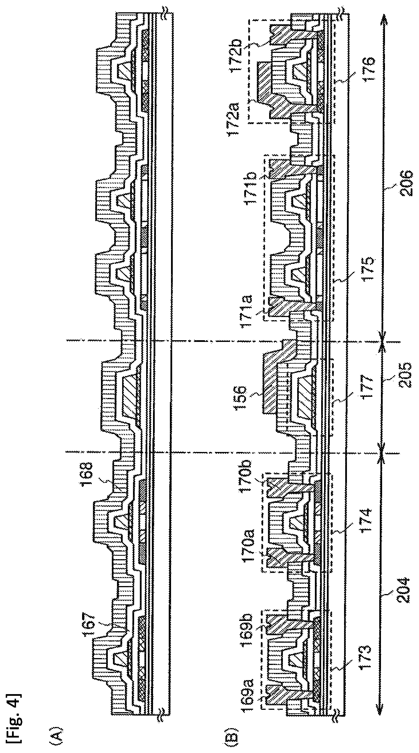 Patent US11778870 Figure 4 – Display device, electronic apparatus, and method of fabricating the display device