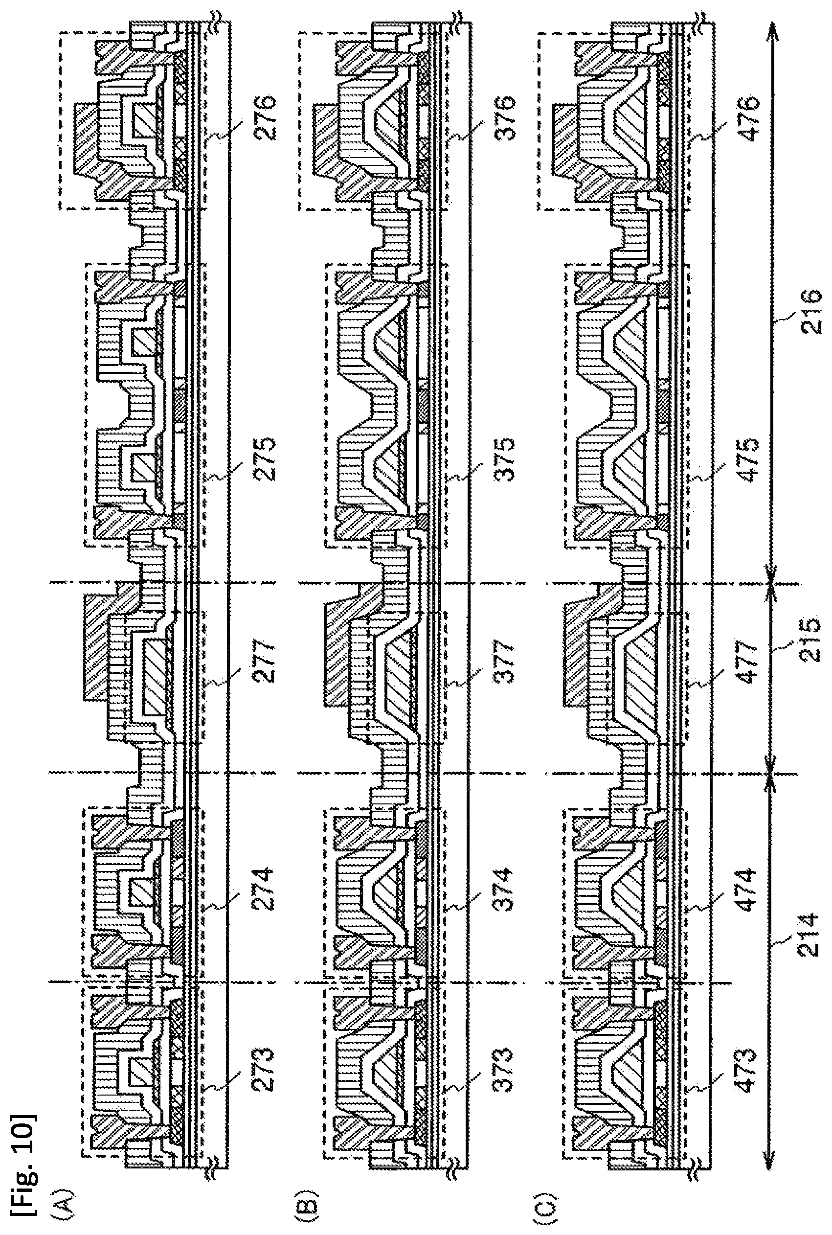 Patent US11778870 Figure 10 – Display device, electronic apparatus, and method of fabricating the display device