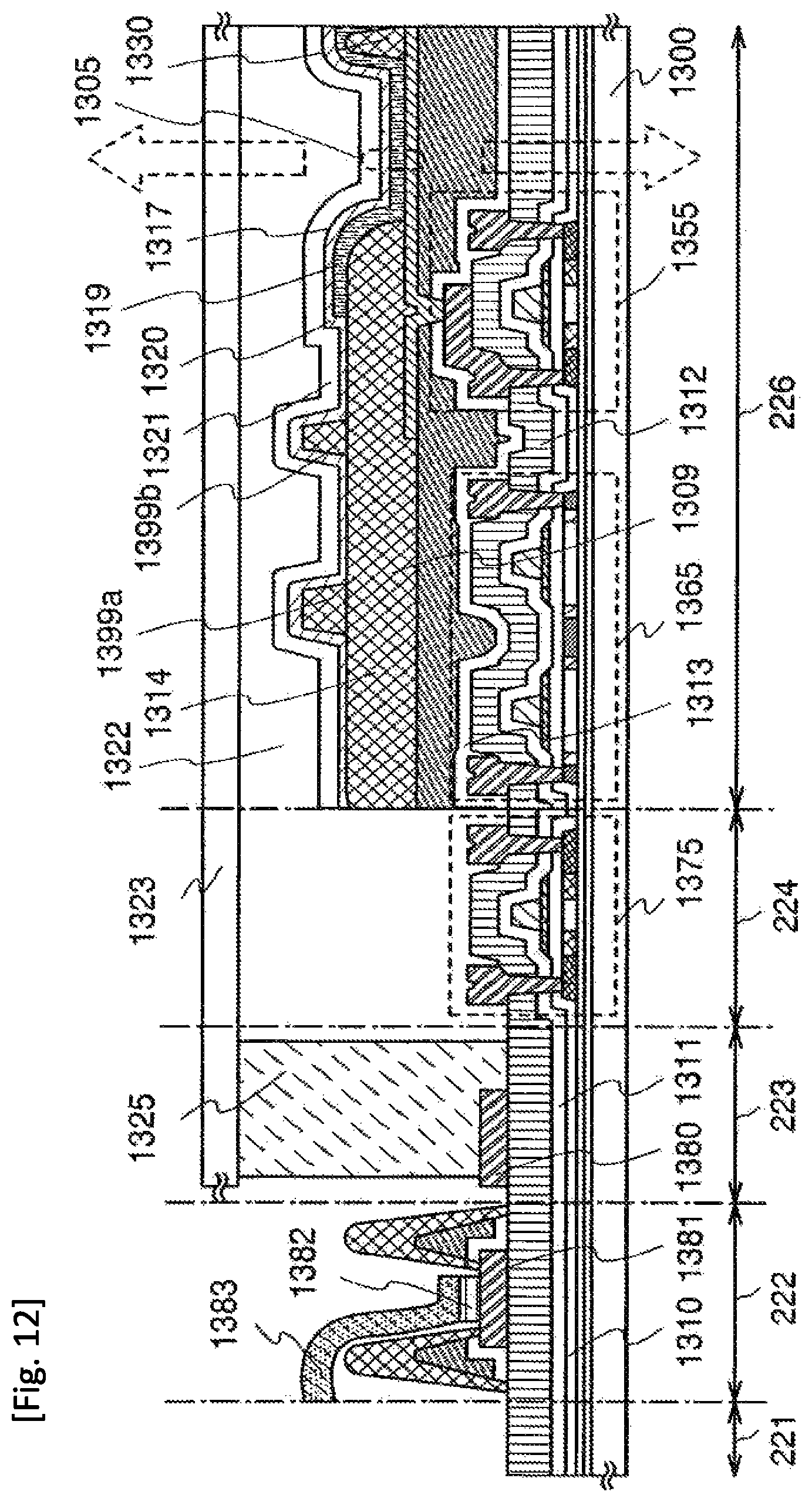 Patent US11778870 Figure 12 – Display device, electronic apparatus, and method of fabricating the display device
