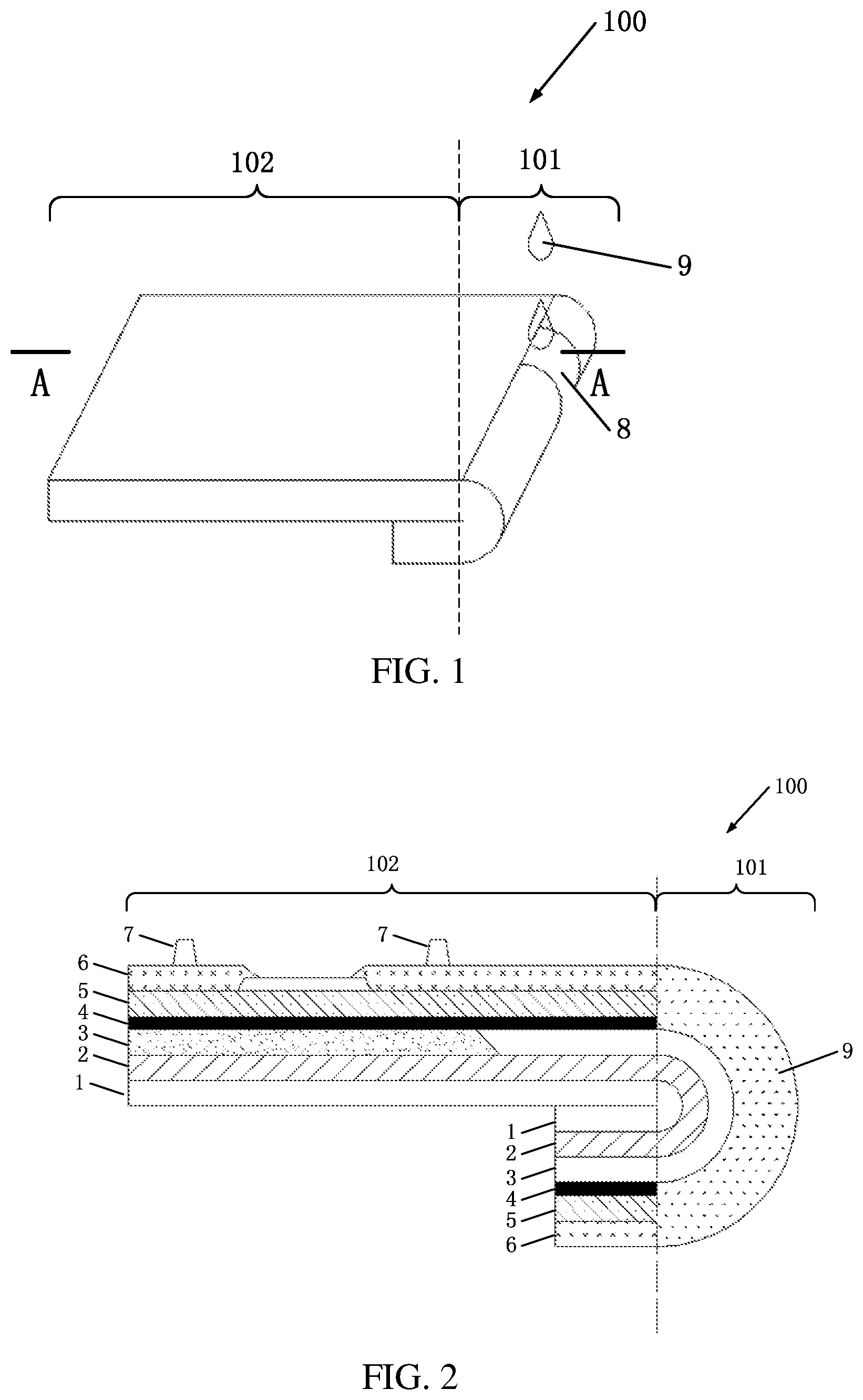 Patent US11778872 Figure 1 – Display panel
