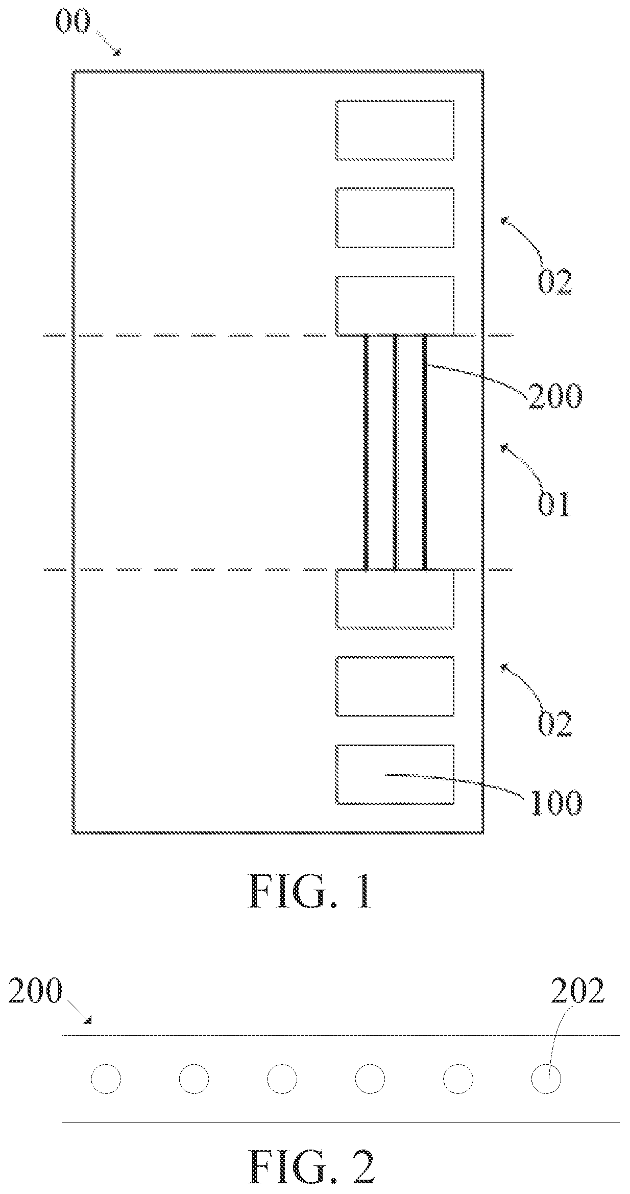 Patent US11778873 Figure 1 – Array substrate and display panel