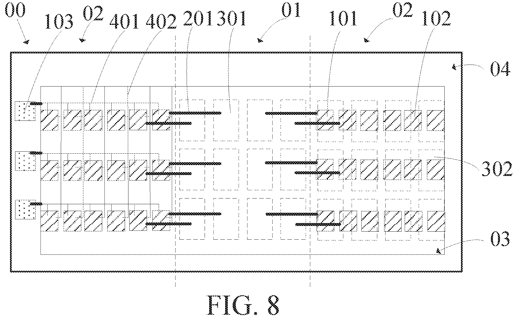 Patent US11778873 Figure 6 – Array substrate and display panel