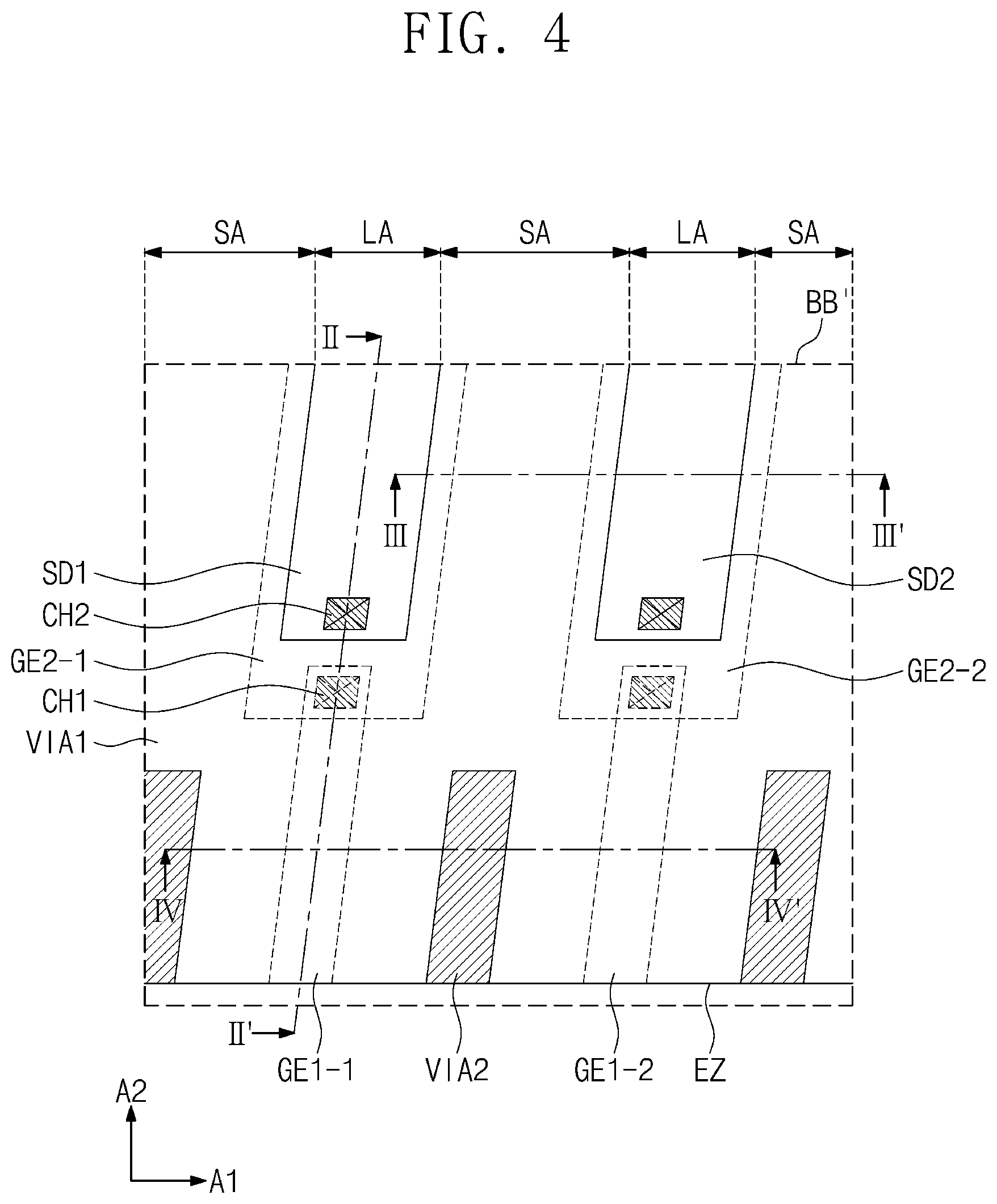 Patent US11778875 Figure 5 – Display panel having inclined edge defined by respective end surfaces of base substrate and insulating layer, and display device including the same