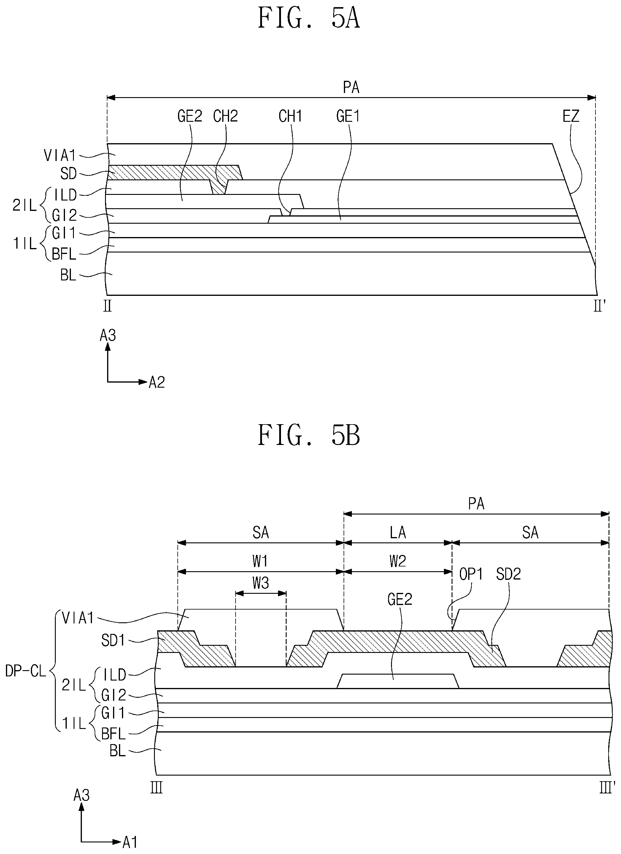 Patent US11778875 Figure 6 – Display panel having inclined edge defined by respective end surfaces of base substrate and insulating layer, and display device including the same