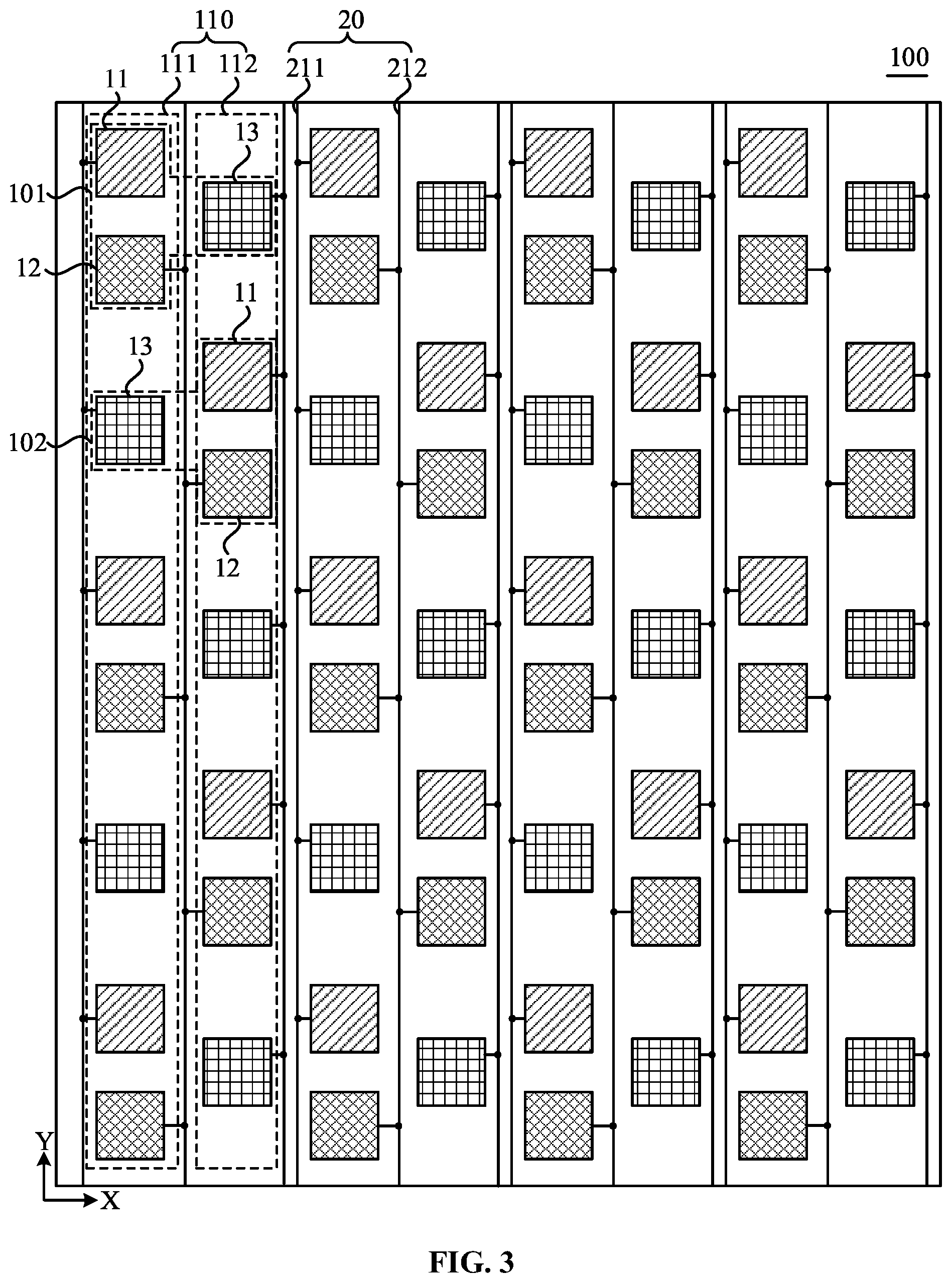 Patent US11778876 Figure 3 – Display panel and display device