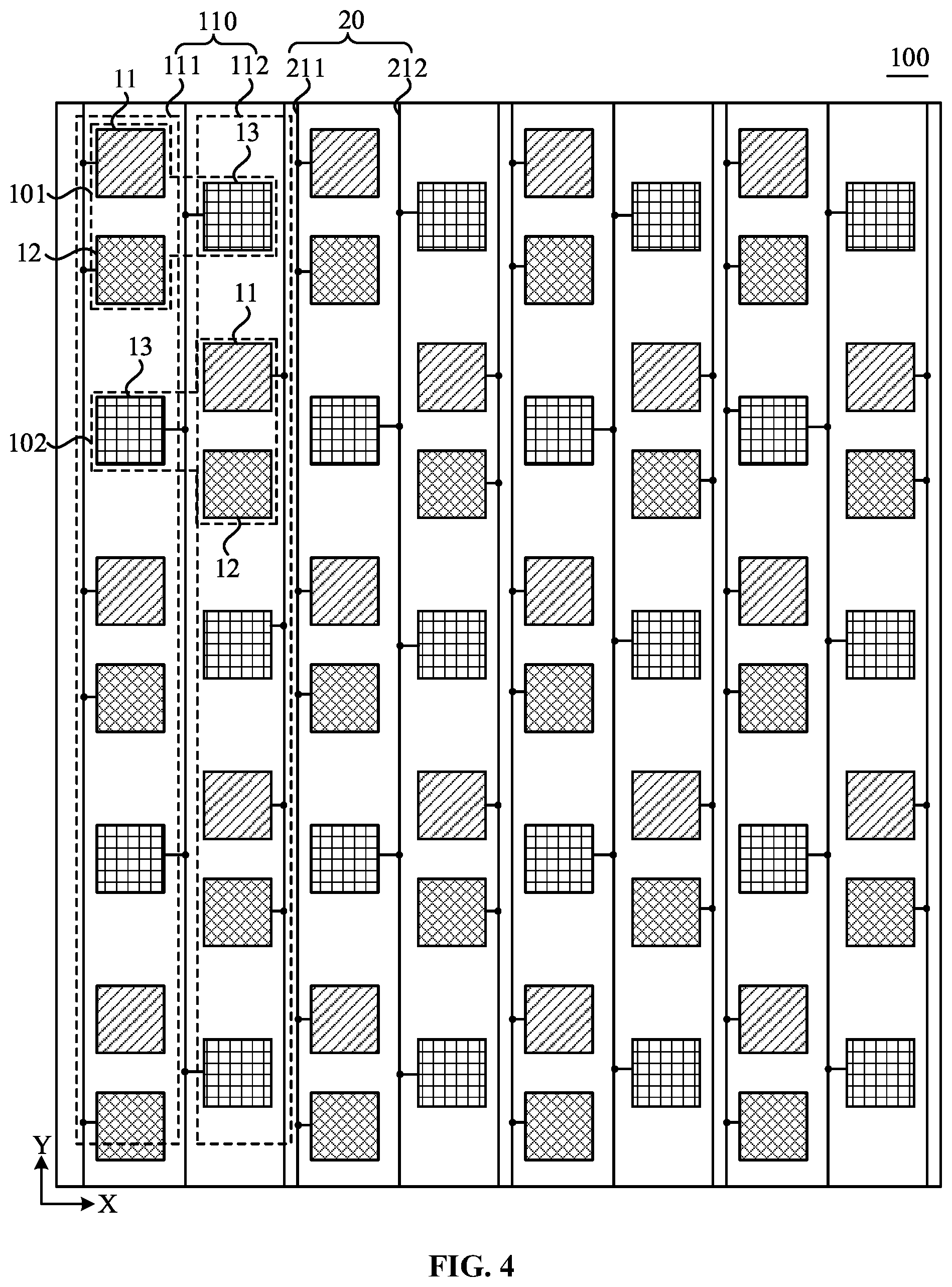 Patent US11778876 Figure 4 – Display panel and display device
