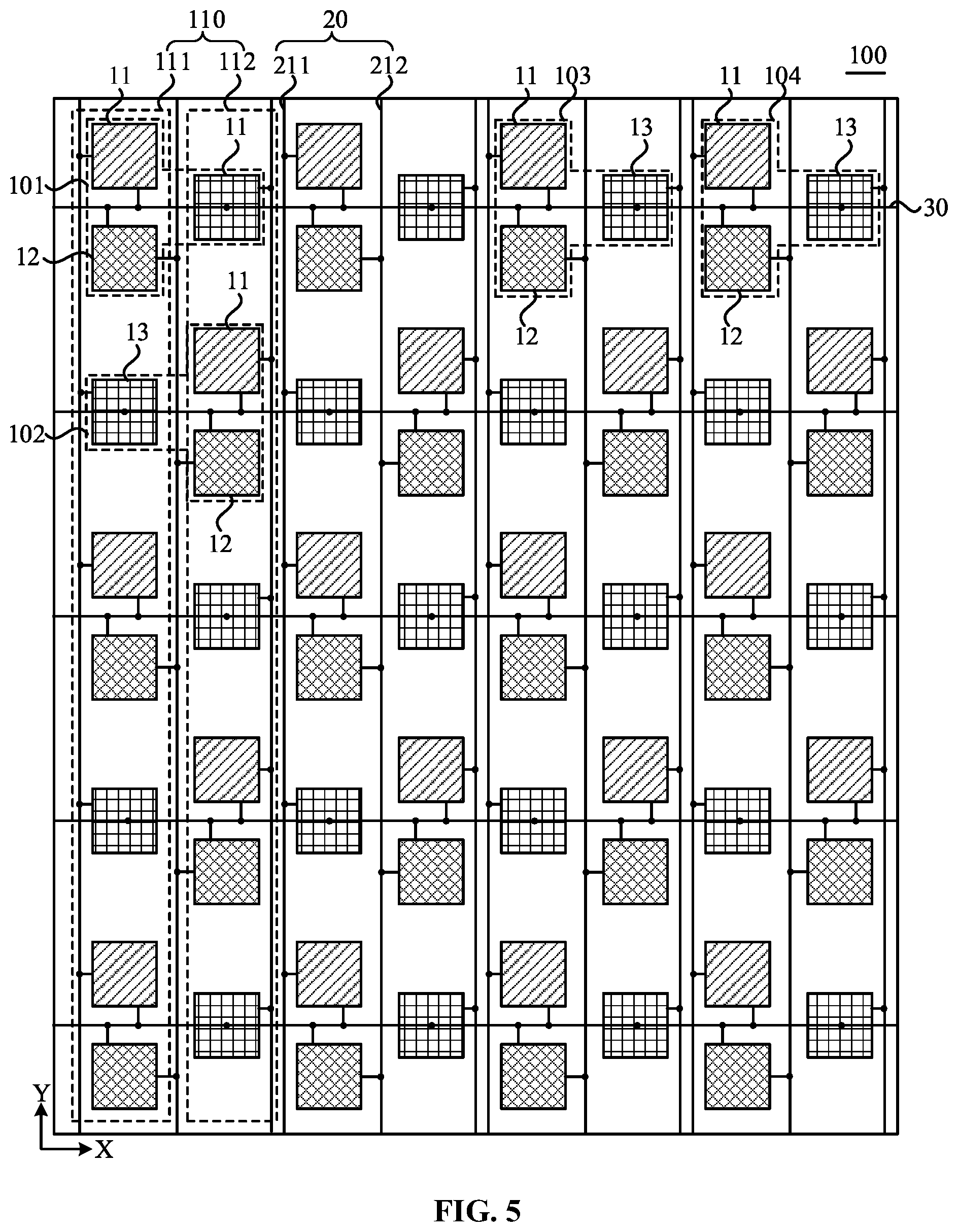 Patent US11778876 Figure 5 – Display panel and display device