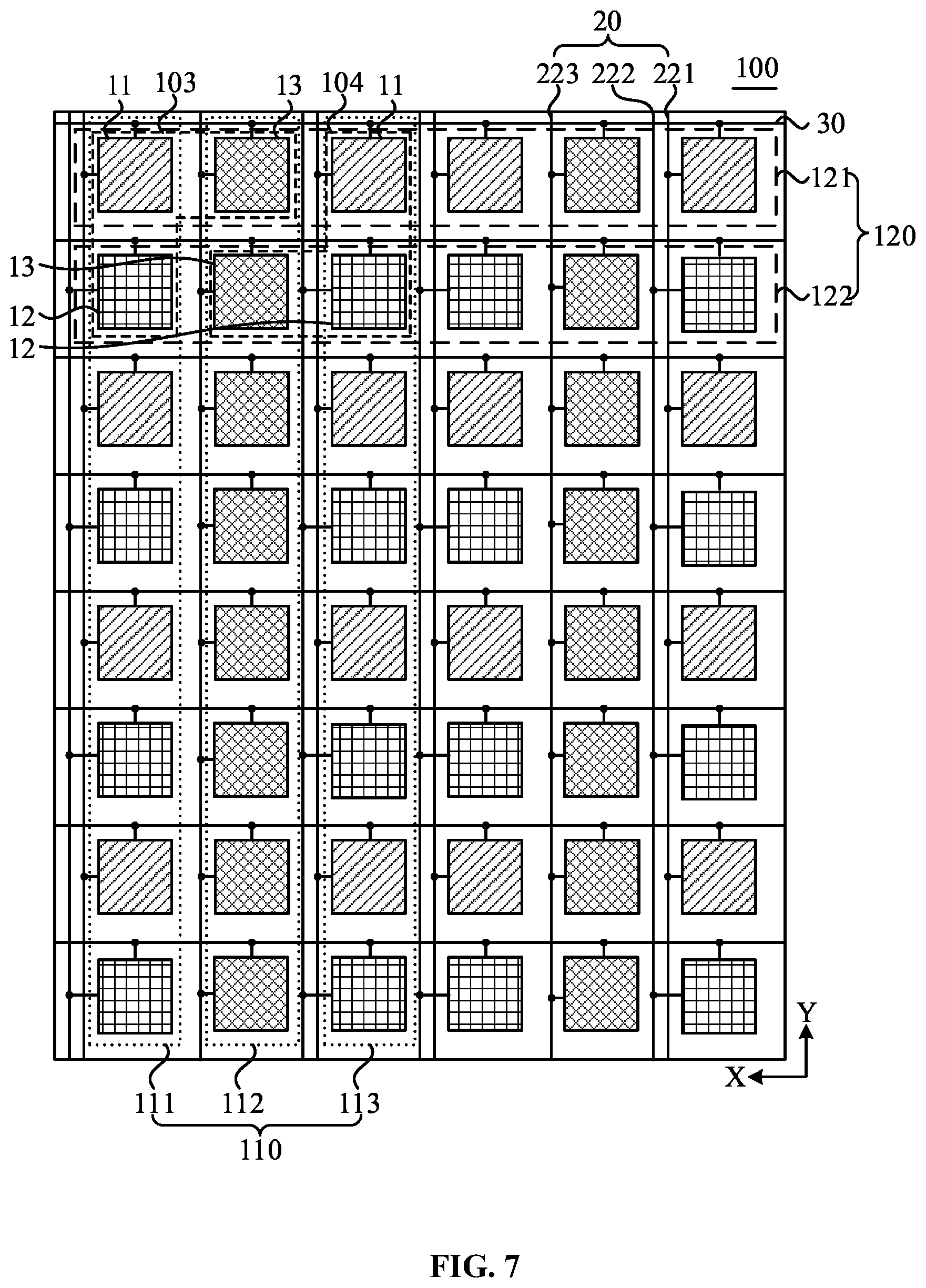 Patent US11778876 Figure 7 – Display panel and display device