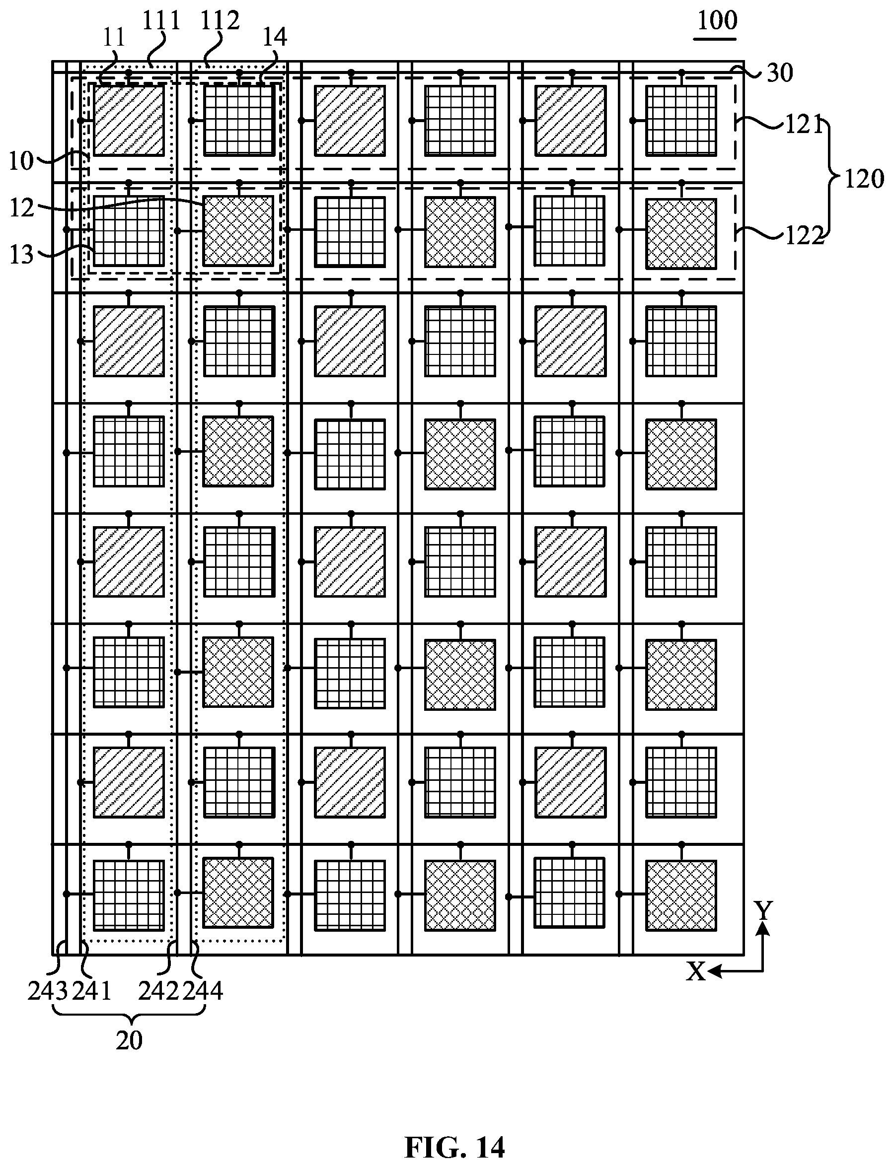 Patent US11778876 Figure 14 – Display panel and display device