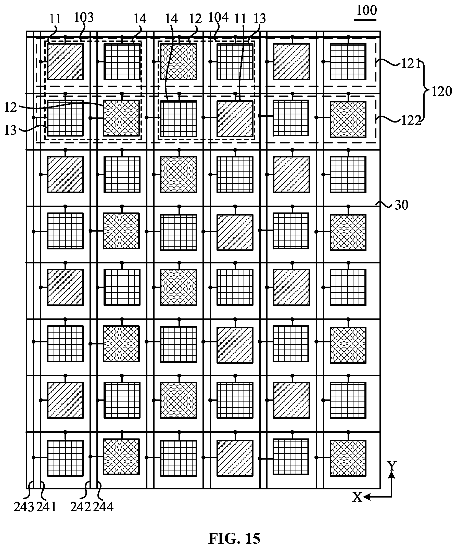 Patent US11778876 Figure 15 – Display panel and display device