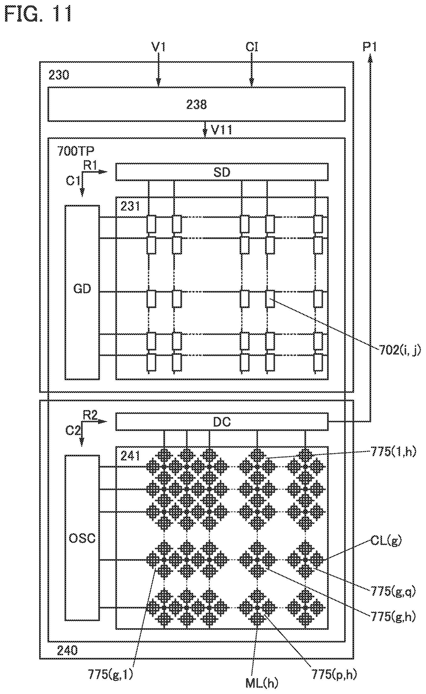 Patent US11778878 Figure 11 – Display panel, display device, input/output device, and data processing device