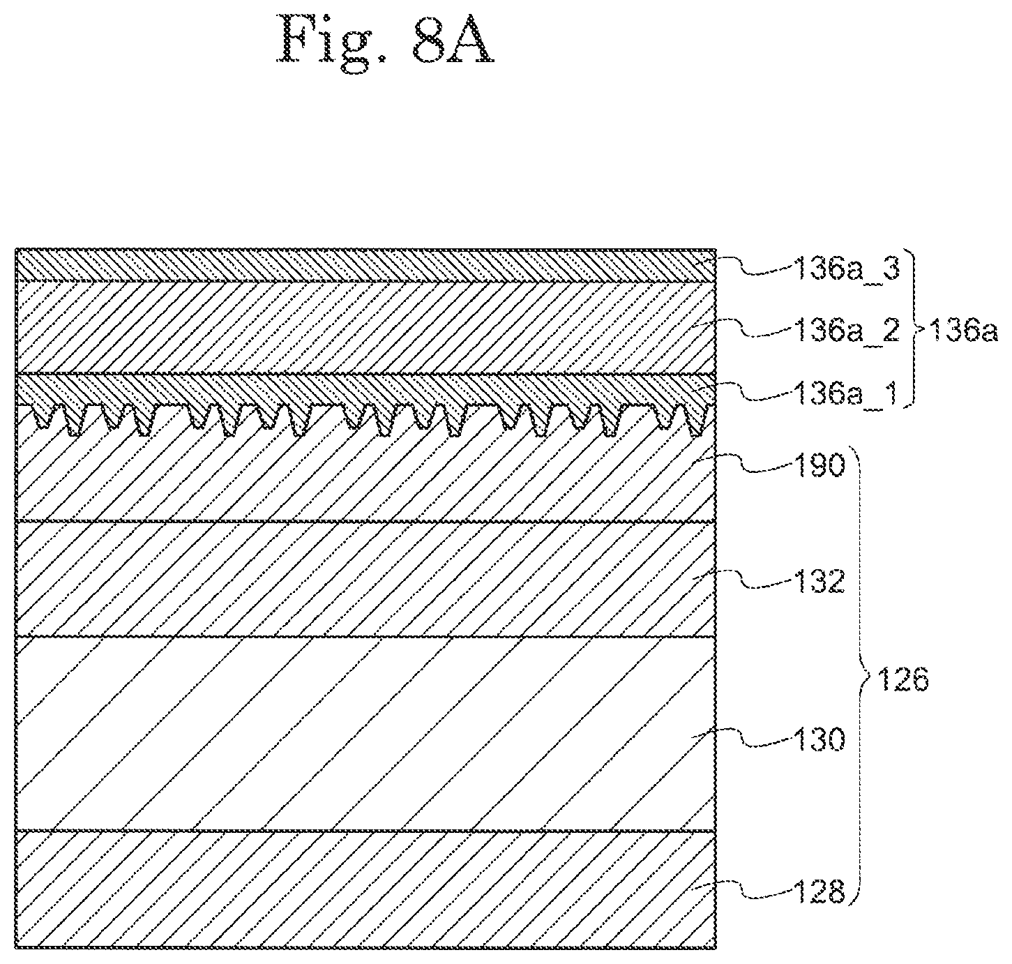 Patent US11778879 Figure 8 – Display device including concave/convex structure in the inorganic insulation layer