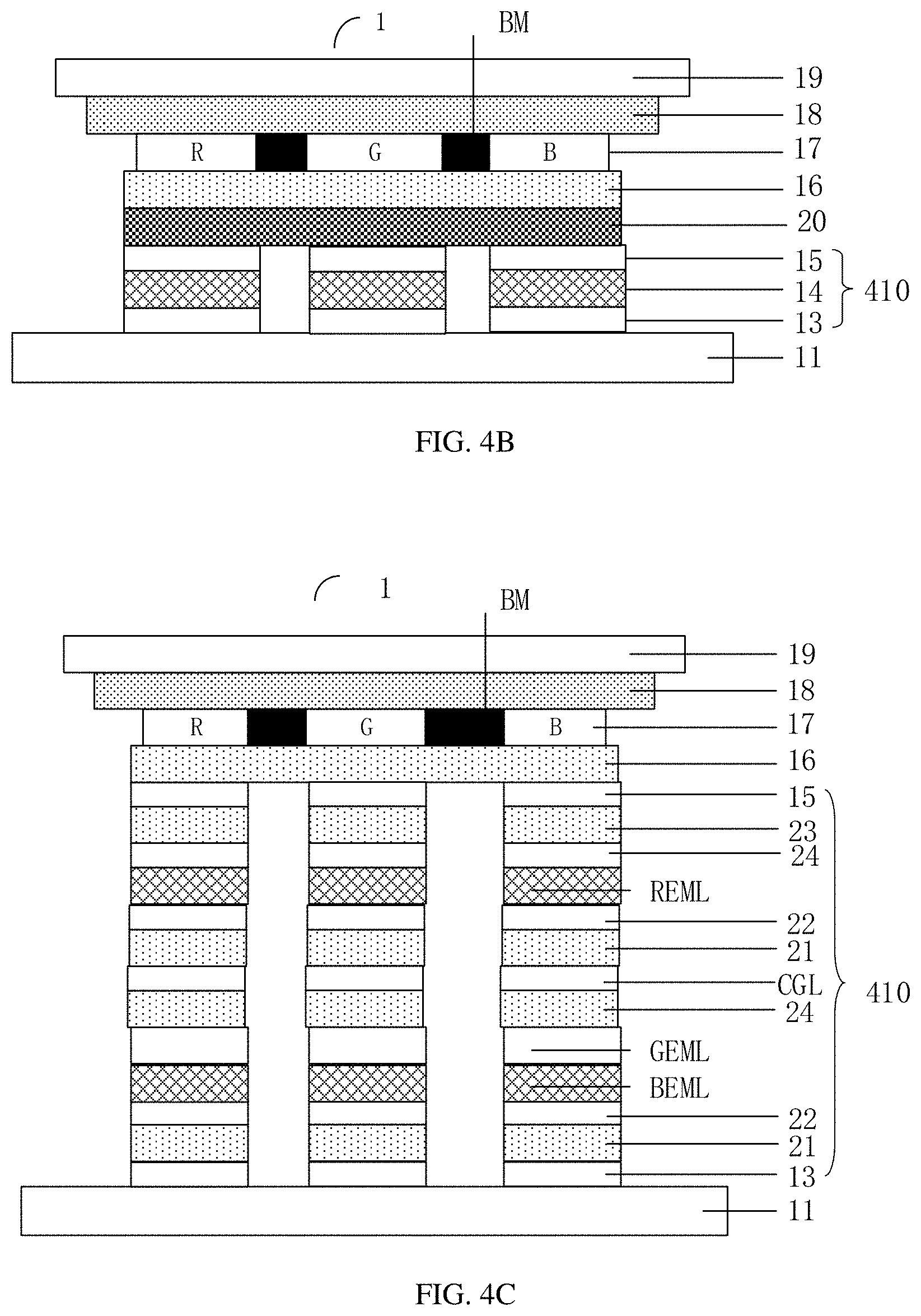 Patent US11778883 Figure 5 – Display device, manufacture method, and electronic equipment