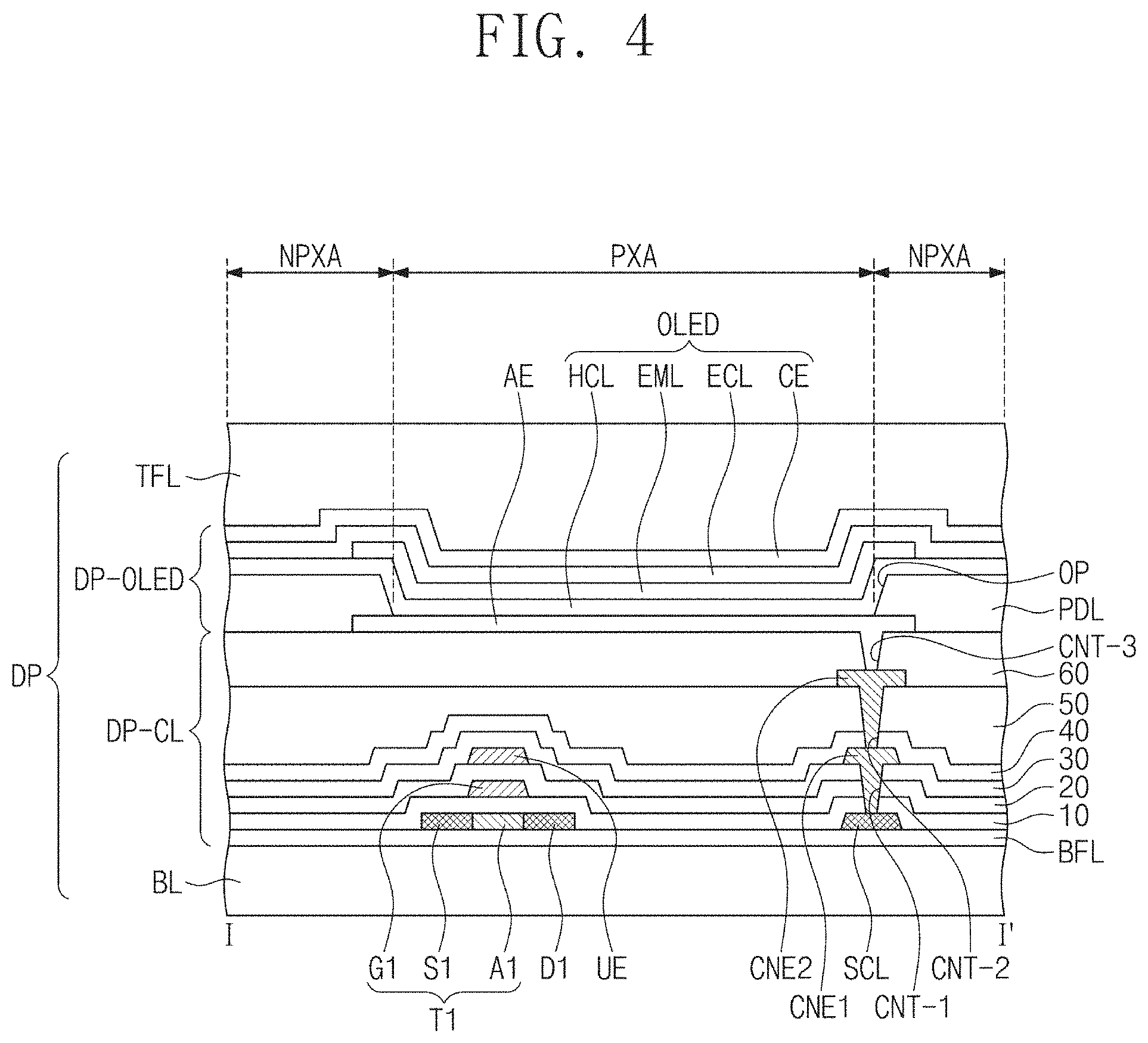 Patent US11778884 Figure 6 – Display device having flexible and enhanced black color sense characteristics