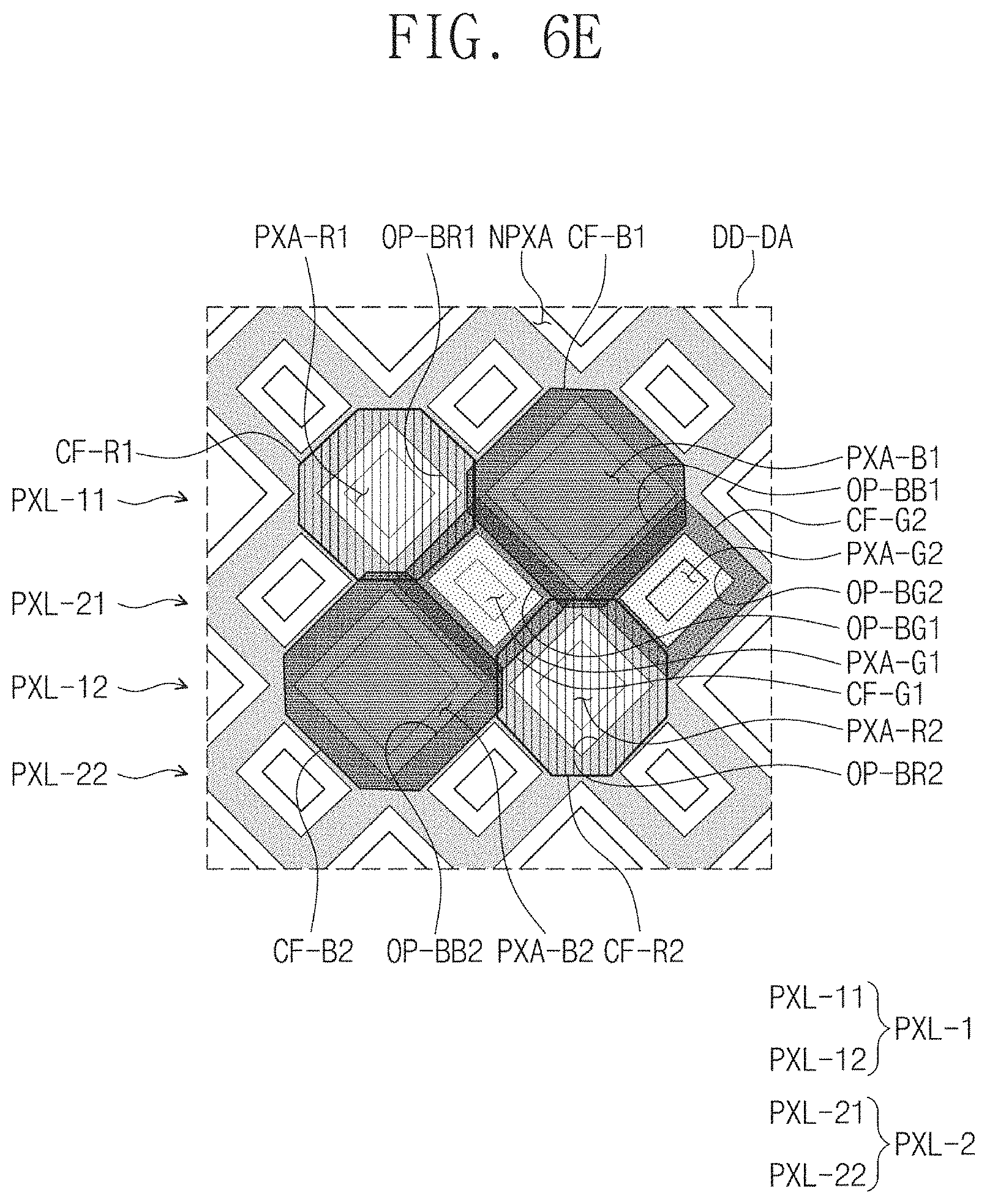 Patent US11778884 Figure 12 – Display device having flexible and enhanced black color sense characteristics