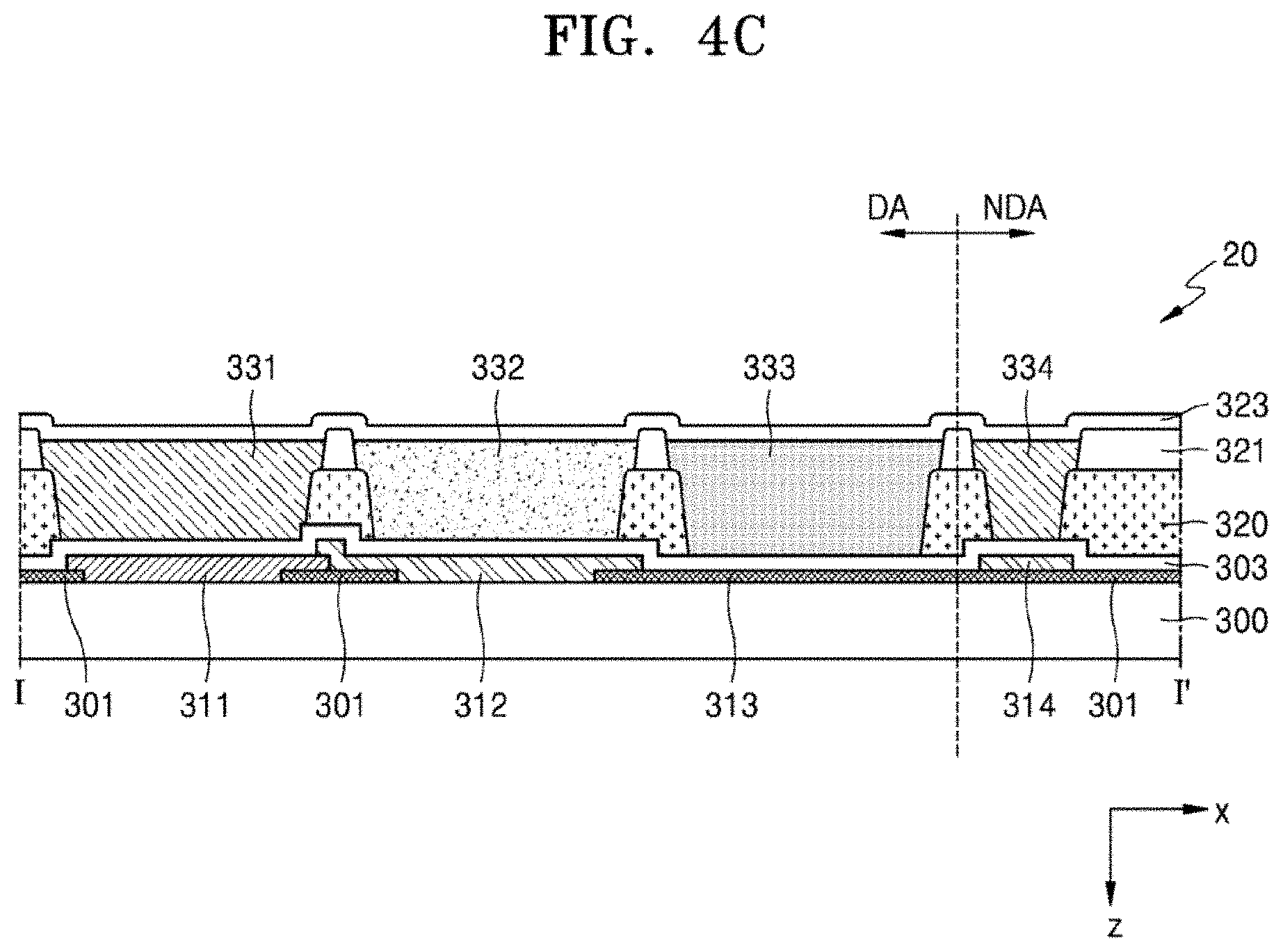 Patent US11778885 Figure 5 – Display apparatus comprising dummy color filter and dummy color conversion pattern