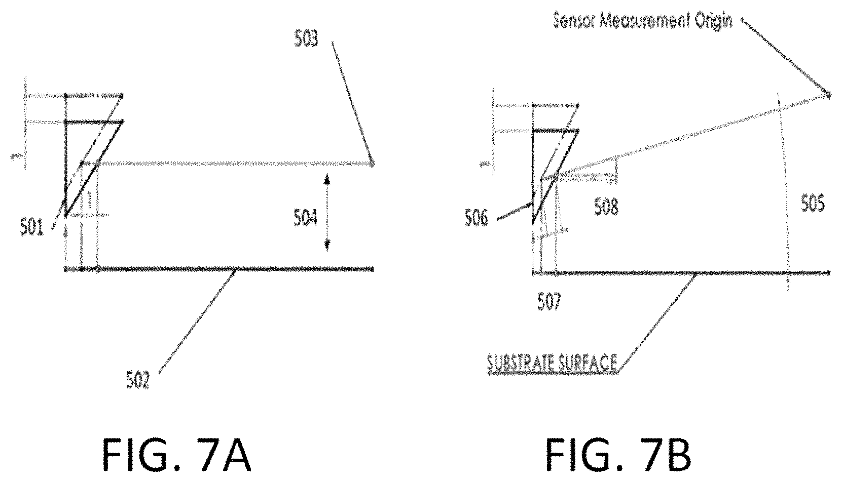 Patent US11778889 Figure 5 – Height measurement and control in confined spaces for vapor deposition system
