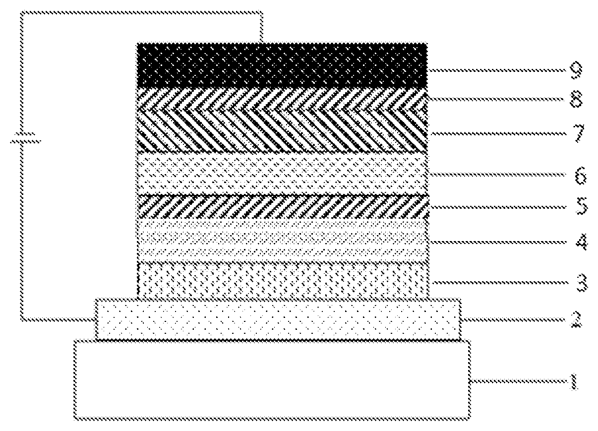 Patent US11778894 Figure 1 – Boron-containing organic light-emitting diode device and preparation method thereof