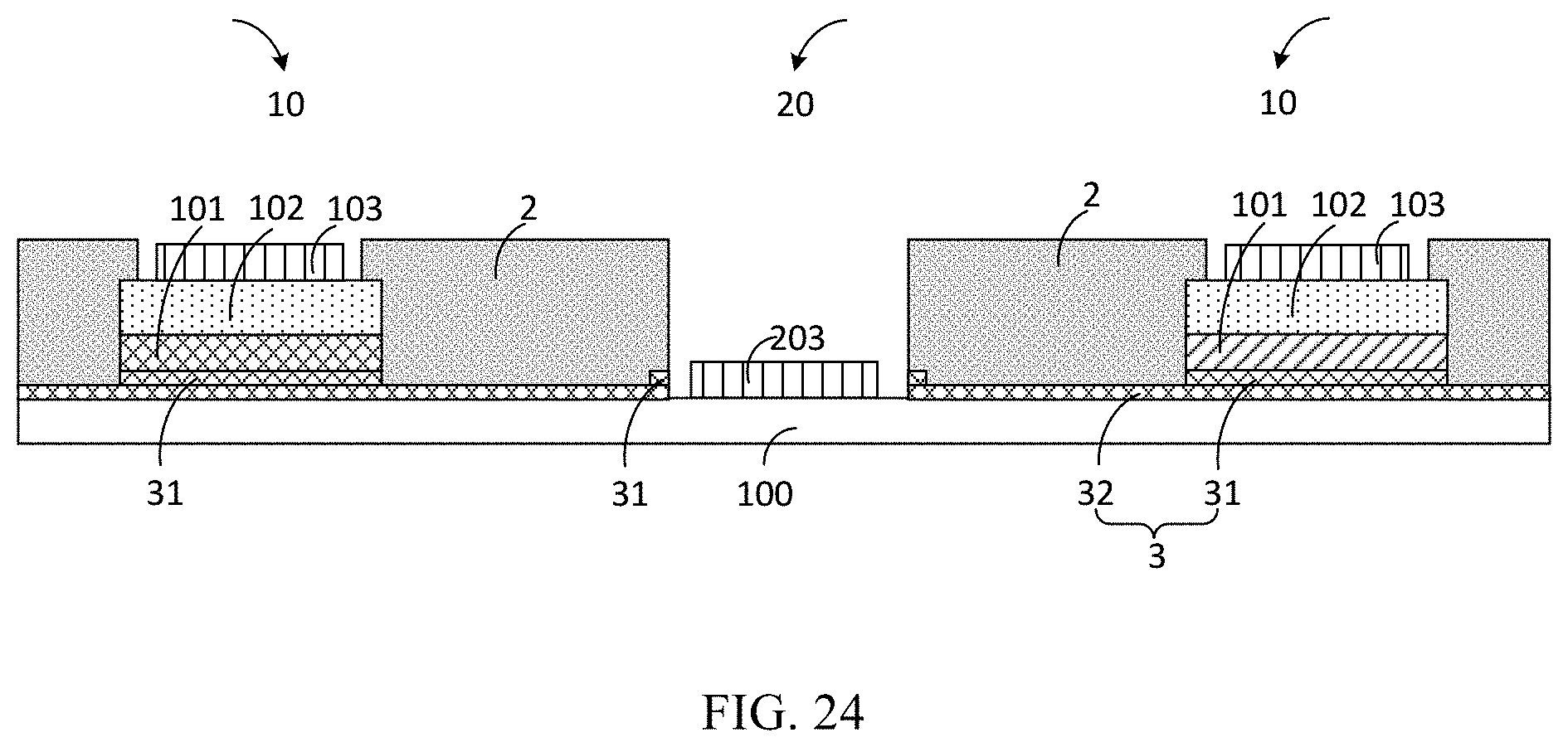 Patent US11778912 Figure 8 – Manufacturing method for piezoelectric ceramic chip, piezoelectric ceramic chip assembly and display device