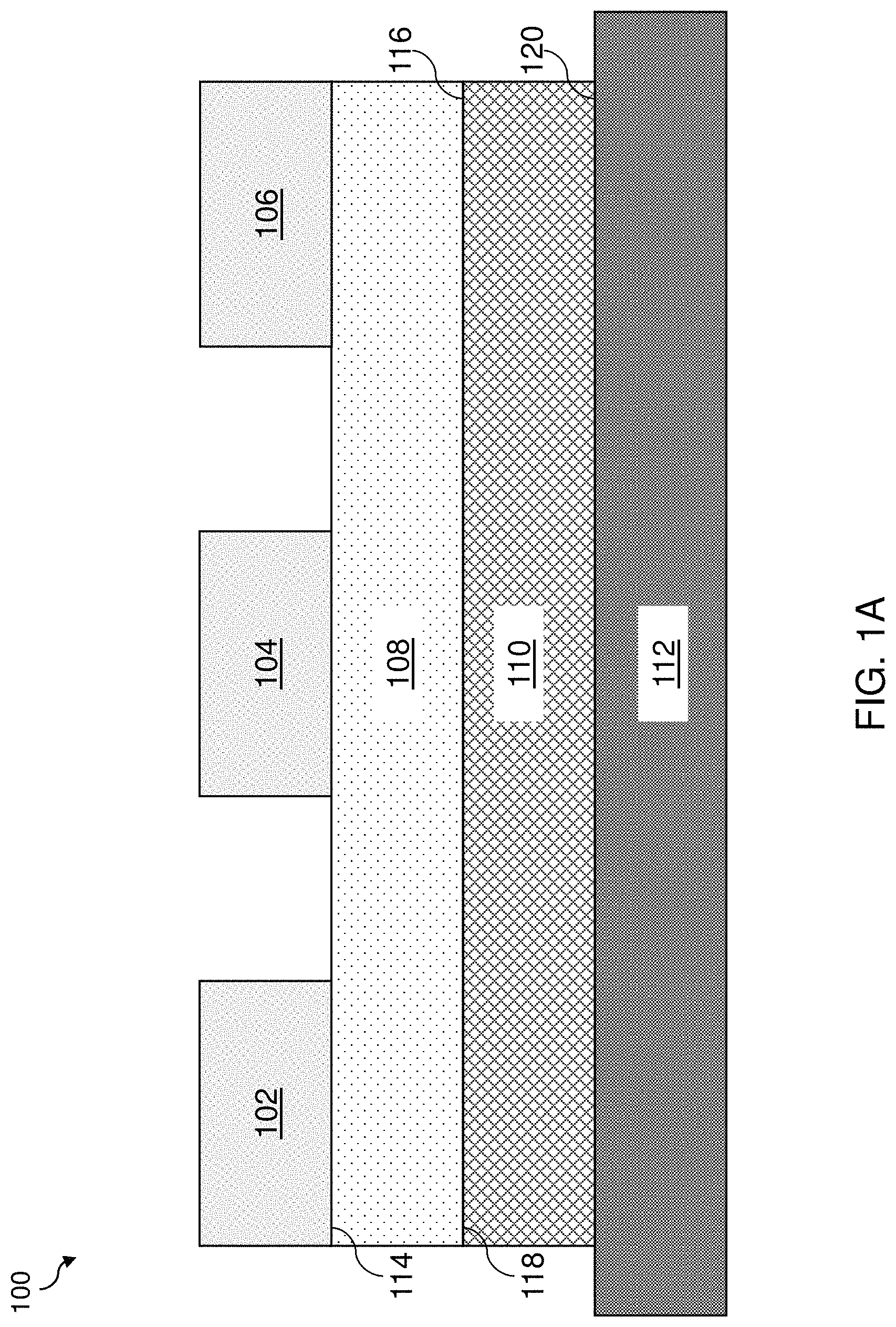 Patent US11778914 Figure 1 – Organic gate TFT-type stress sensors and method of making and using the same