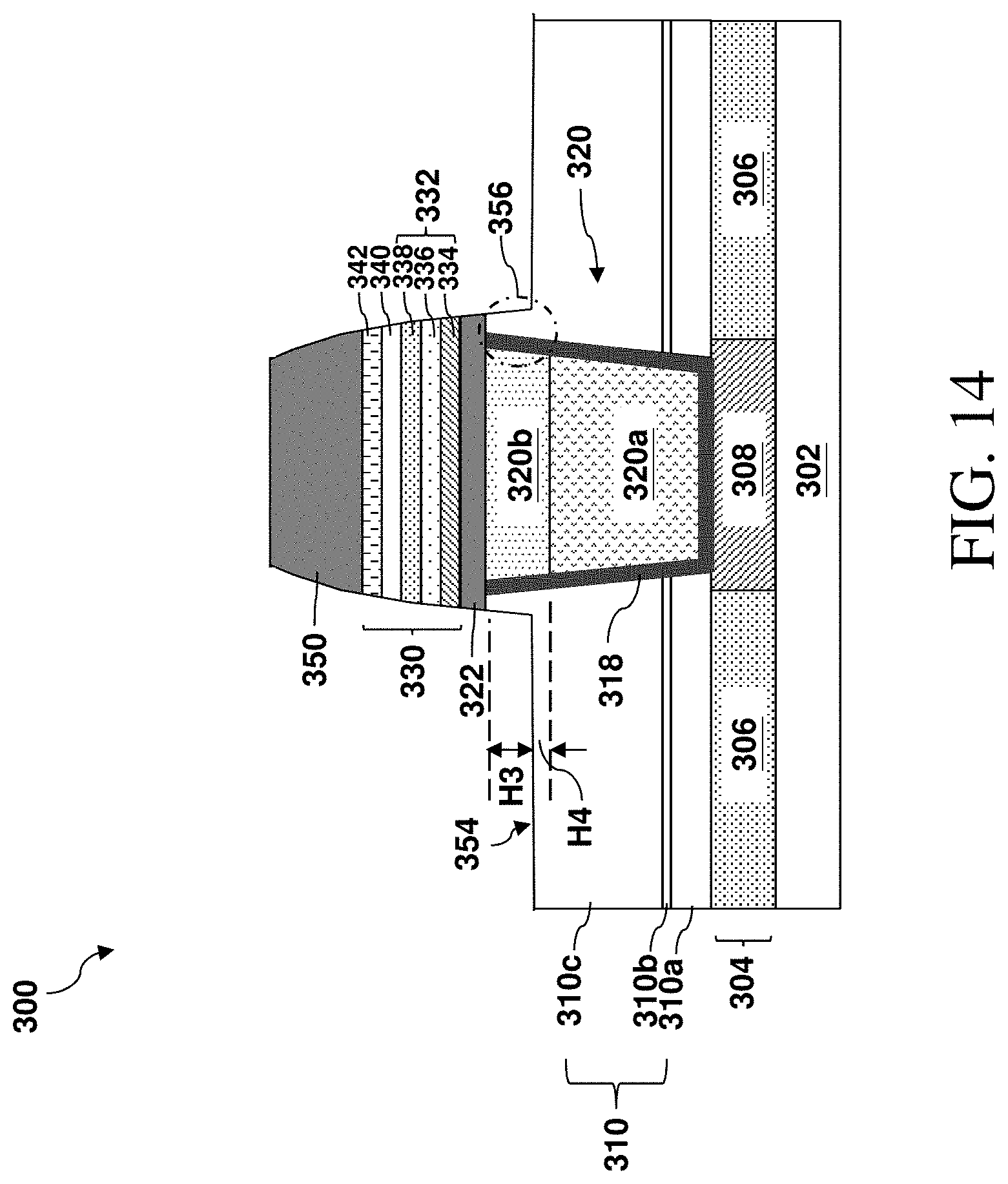 Patent US11778918 Figure 16 – Magnetic memory cell with low-resistive electrode via and method of forming same