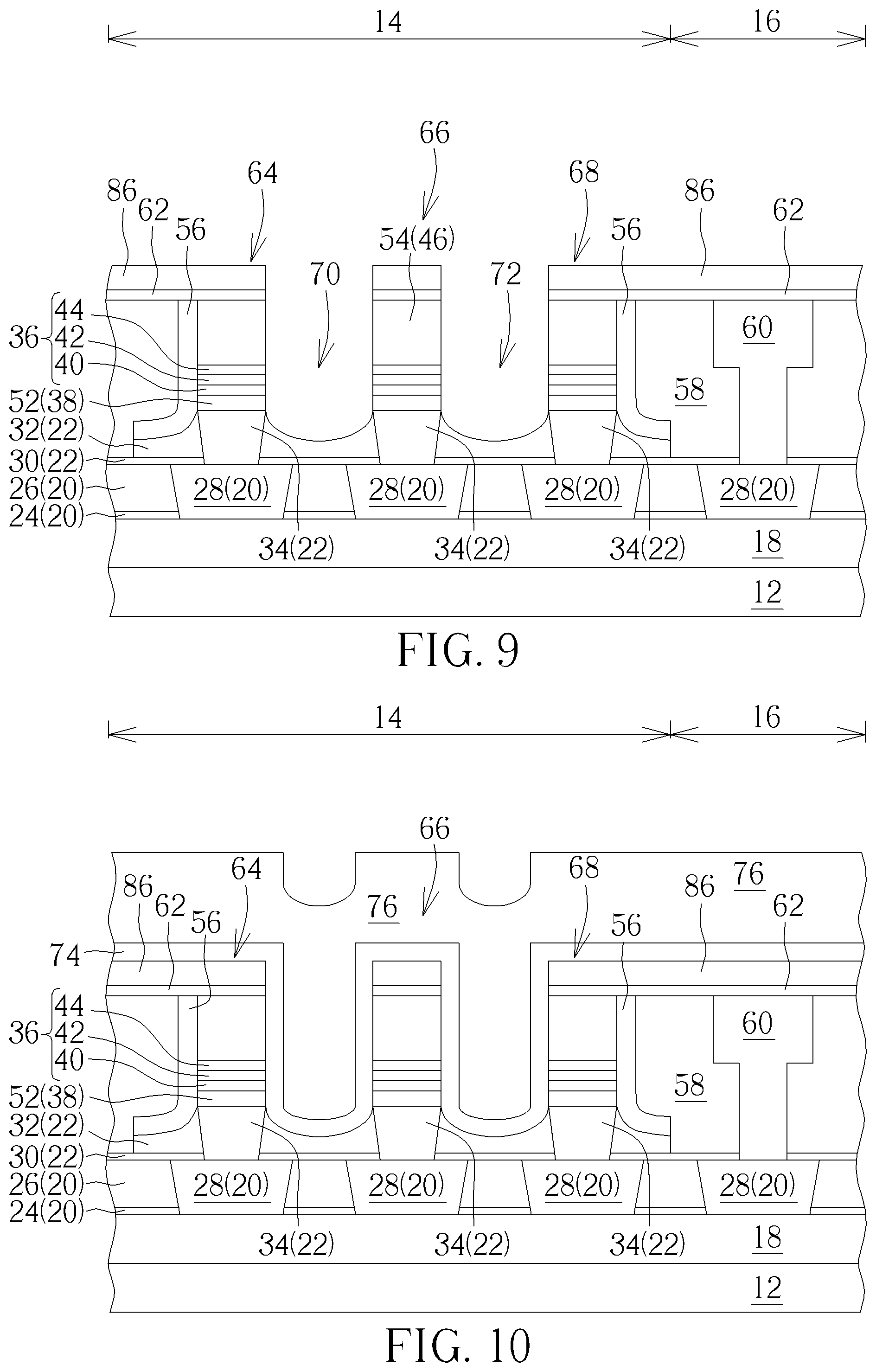 Patent US11778920 Figure 5 – Semiconductor device and method for fabricating the same