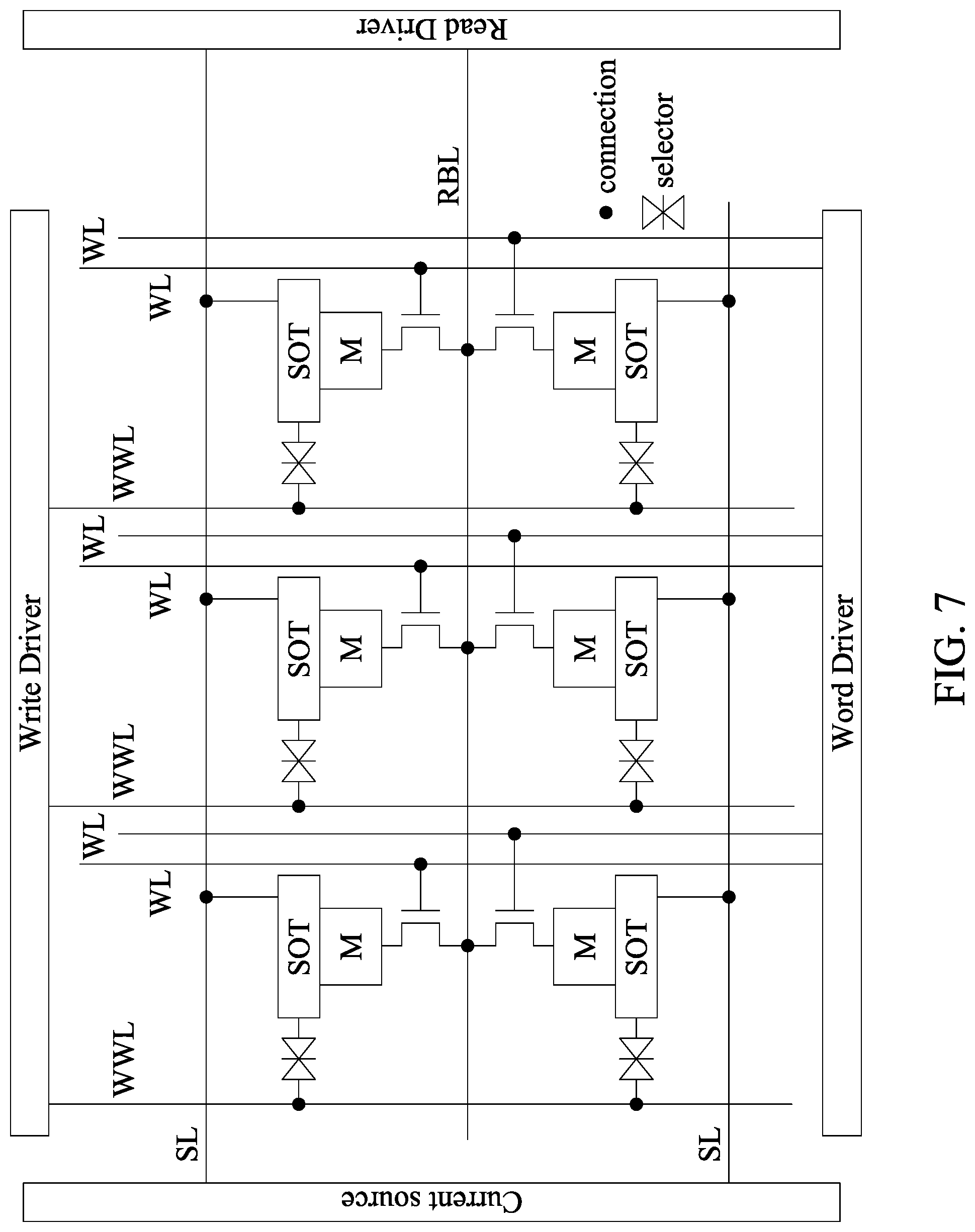 Patent US11778924 Figure 7 – Magnetic device and magnetic random access memory