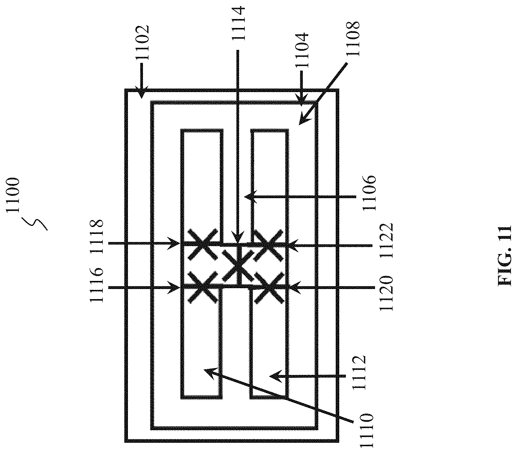 Patent US11778928 Figure 11 – Quantum processing unit comprising one or more superconducting qubits based on phase-biased linear and non-linear inductive-energy elements