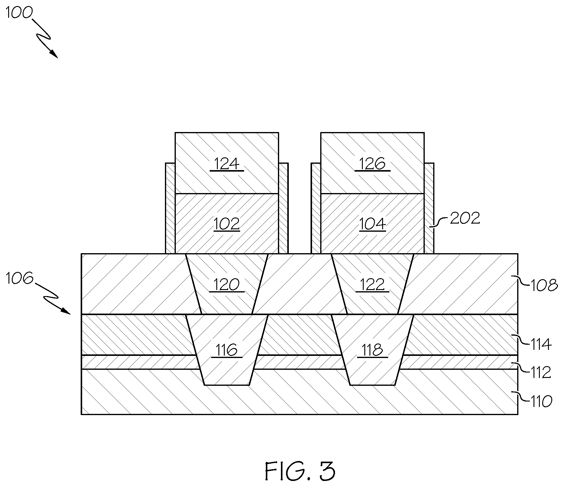 Patent US11778929 Figure 3 – Selective encapsulation for metal electrodes of embedded memory devices
