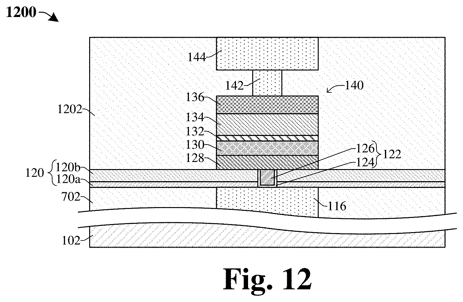 Patent US11778931 Figure 6 – Diffusion barrier layer in programmable metallization cell