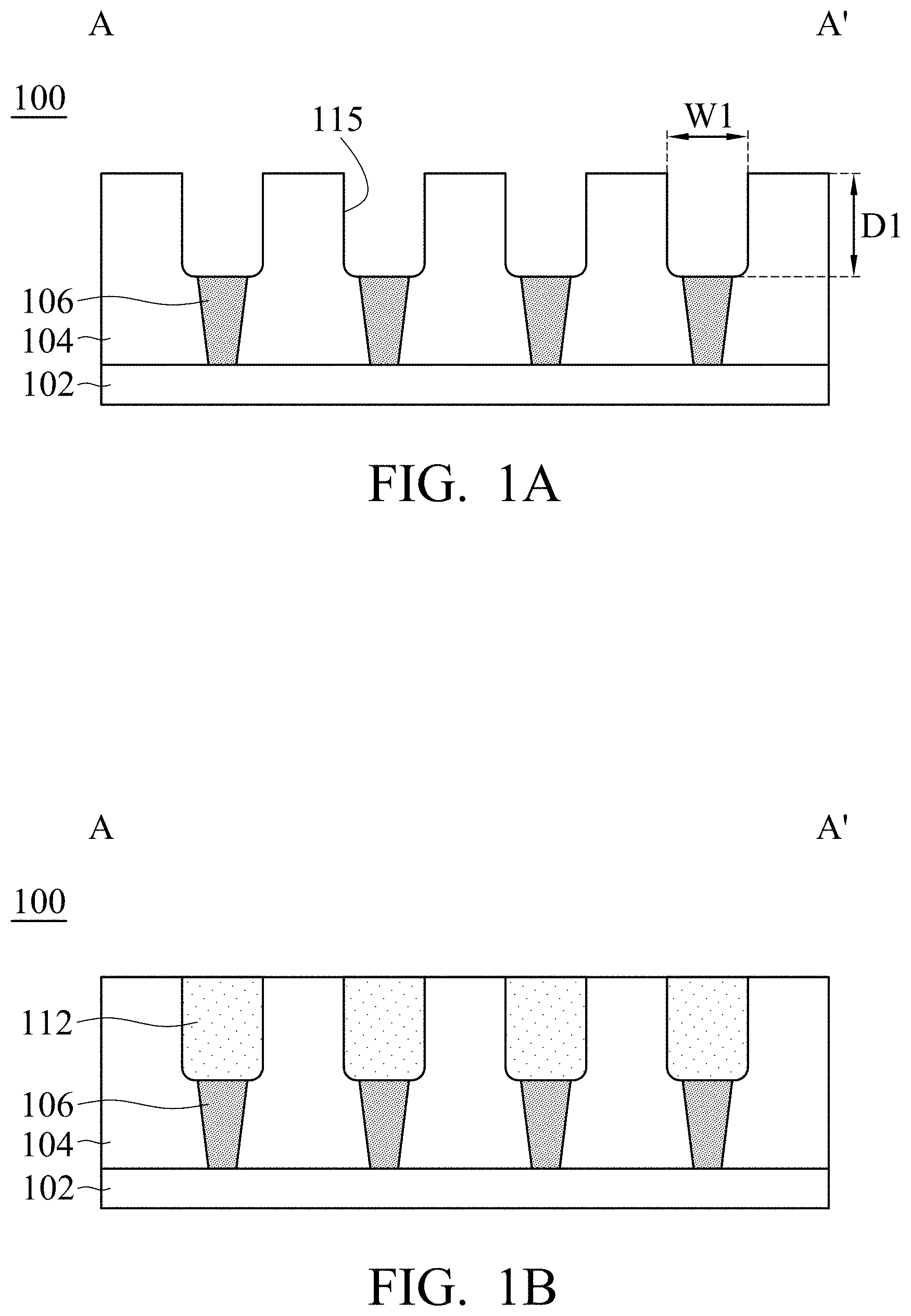 Patent US11778932 Figure 1 – Resistive random access memory and manufacturing method thereof