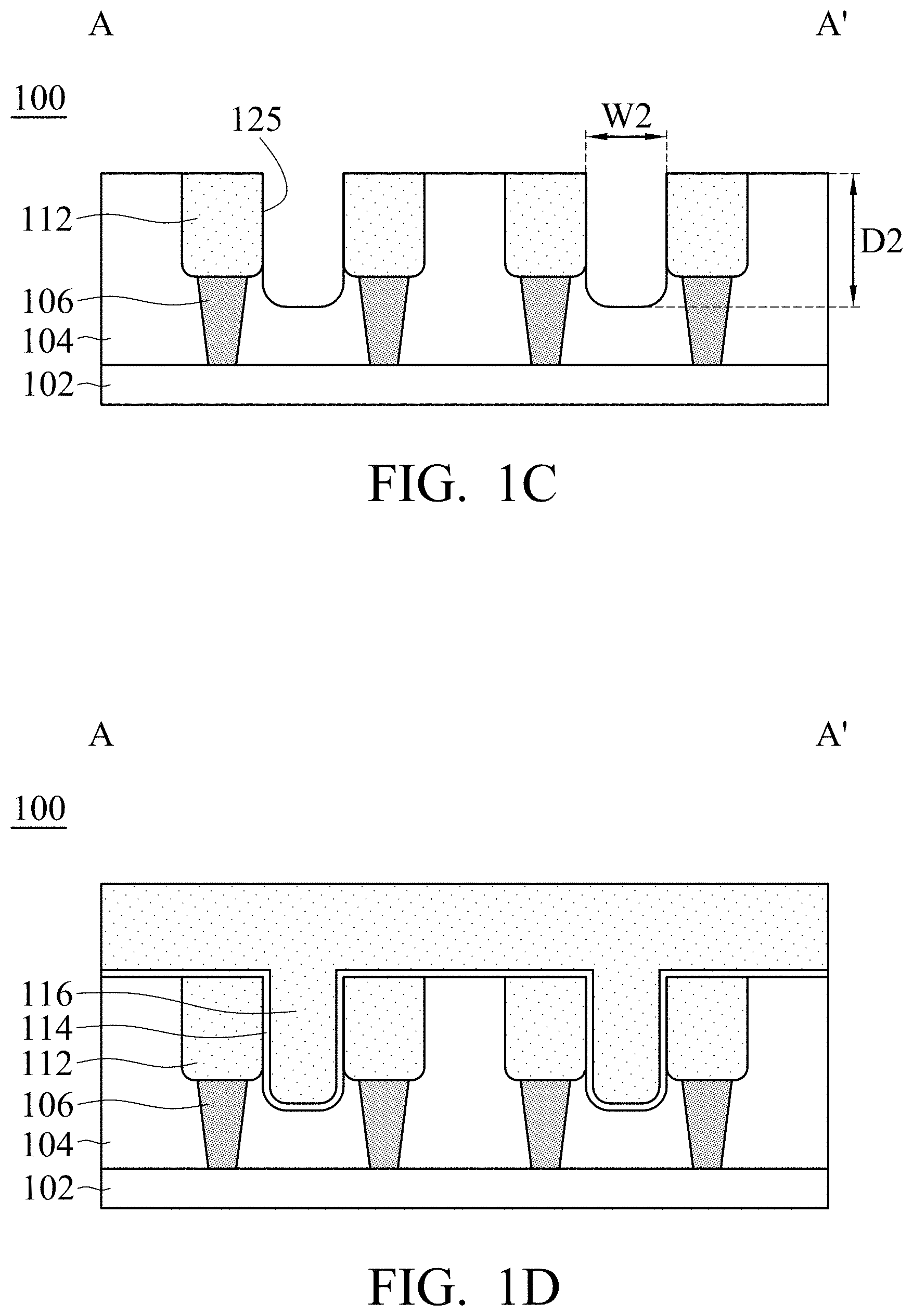 Patent US11778932 Figure 2 – Resistive random access memory and manufacturing method thereof