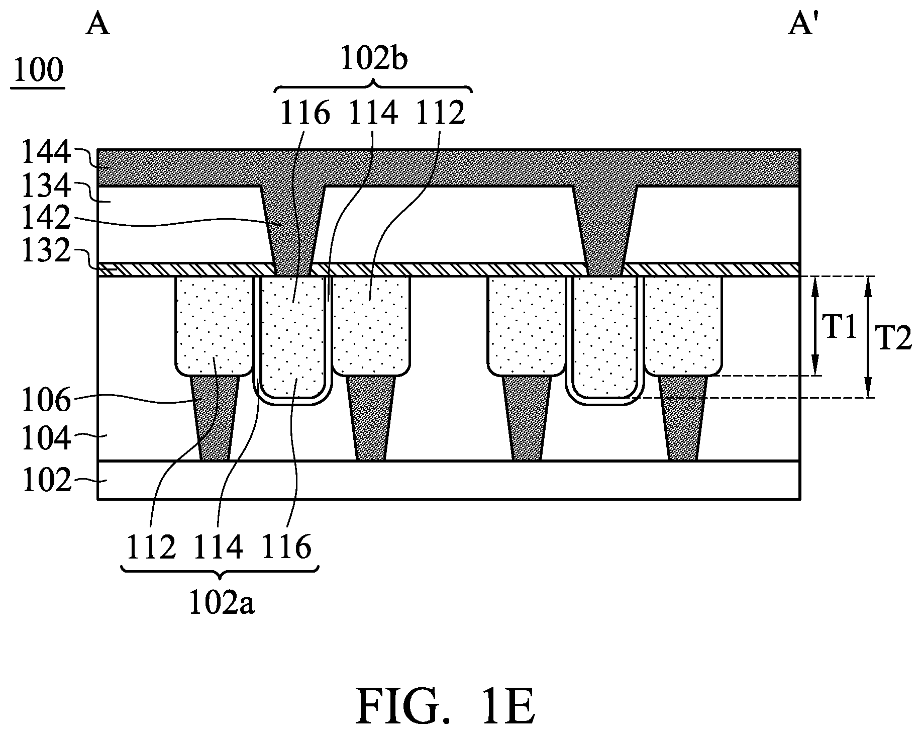 Patent US11778932 Figure 3 – Resistive random access memory and manufacturing method thereof