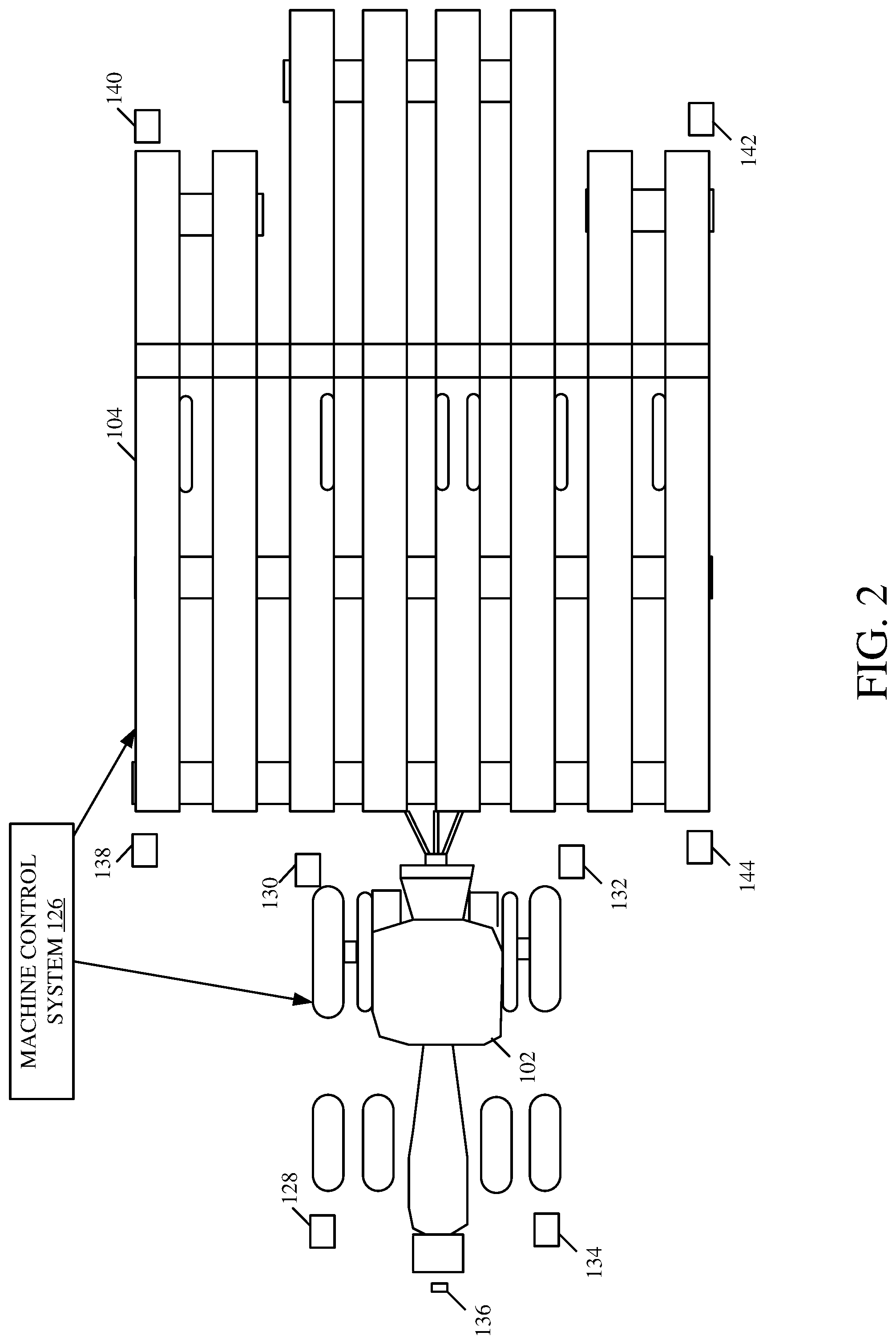 Patent US11778935 Figure 2 – Controlling operating envelope for off-road equipment based on a digital fence