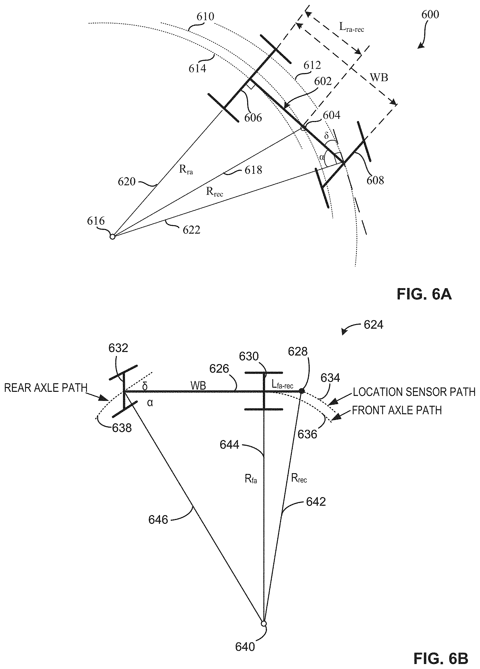 Patent US11778936 Figure 6 – Apparatus and methods for vehicle steering to follow a curved path