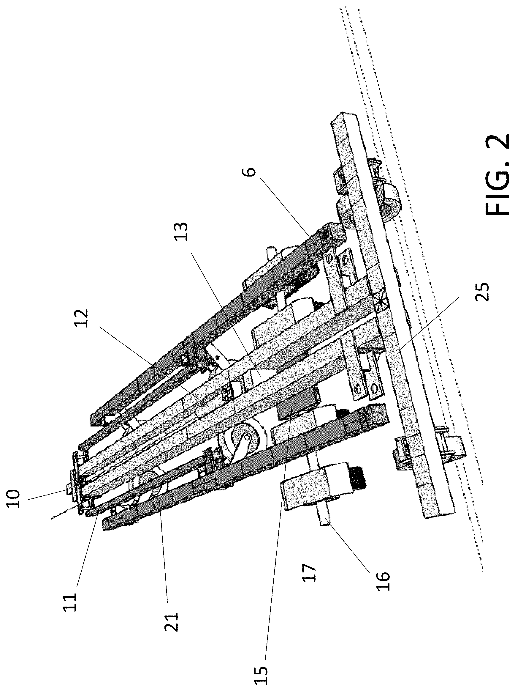 Patent US11778937 Figure 2 – Modular agricultural toolbar