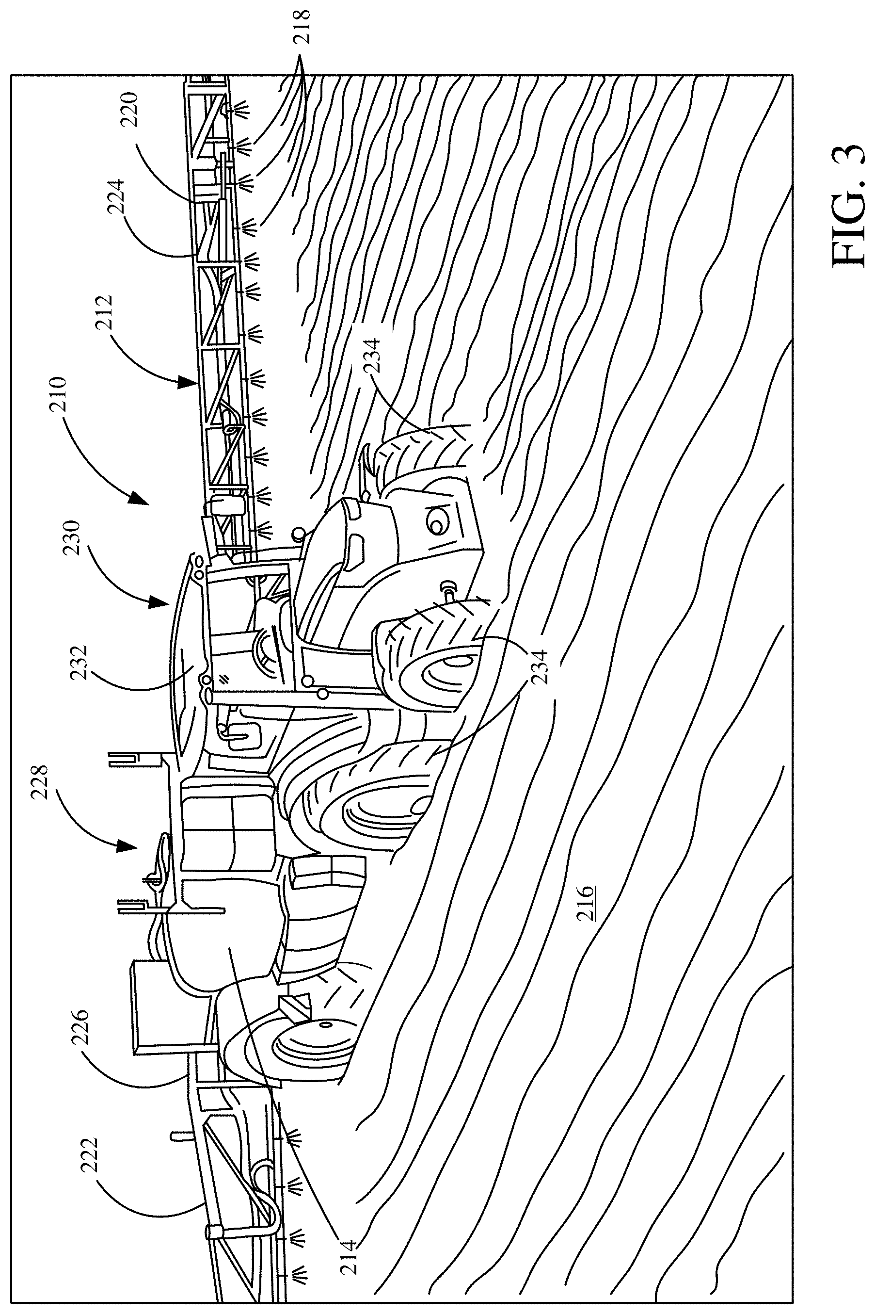 Patent US11778938 Figure 3 – Agricultural machine section control